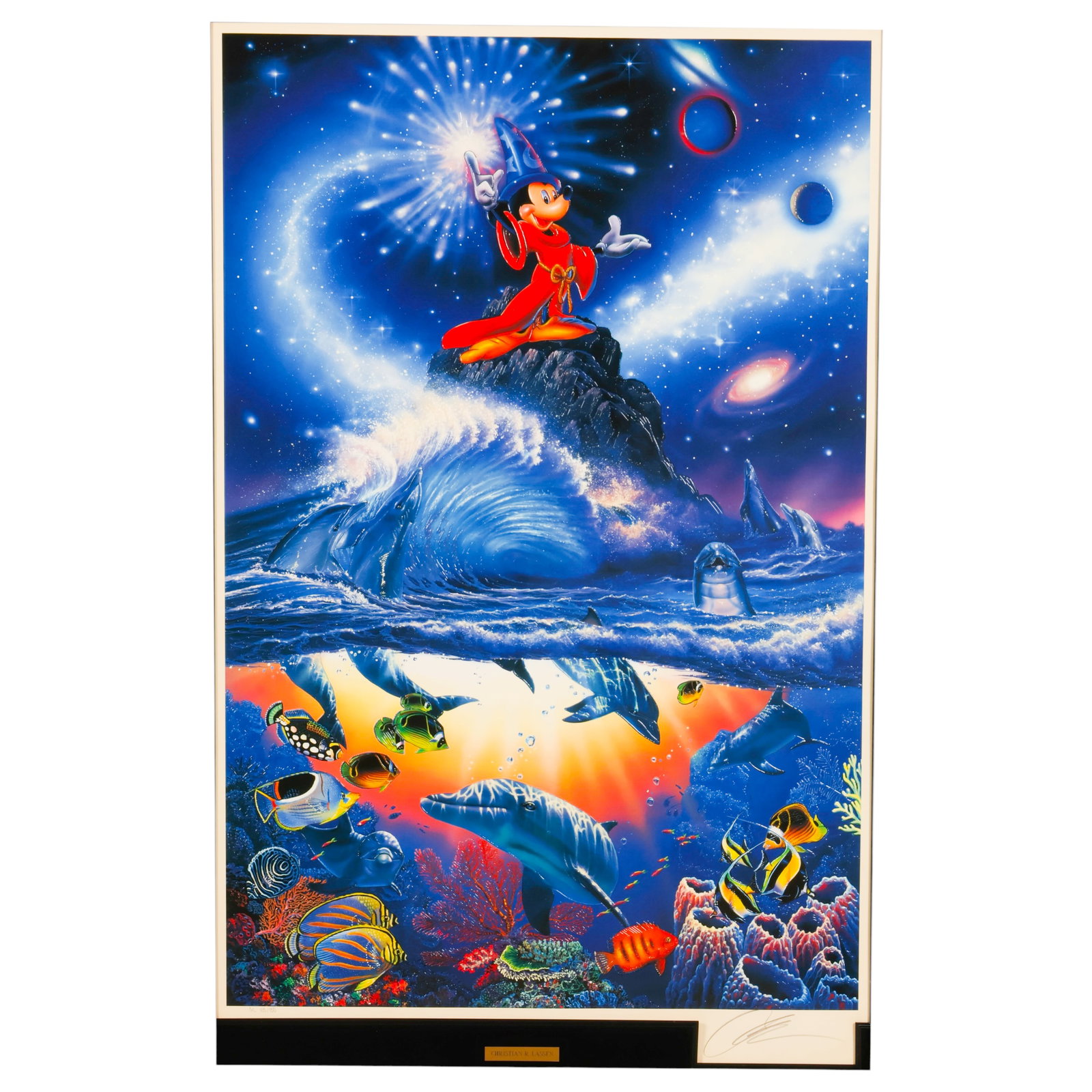 Christian Lassen b.1956 Fantasia Mickey LE SIGNED (1 of 8)