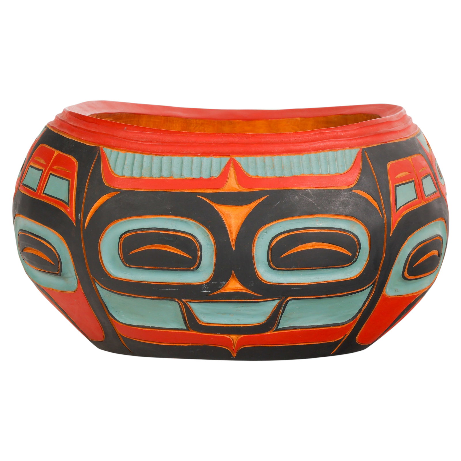 Tsungani Fearon Smith Jr b.1948 Carved Wood Bowl (1 of 7)