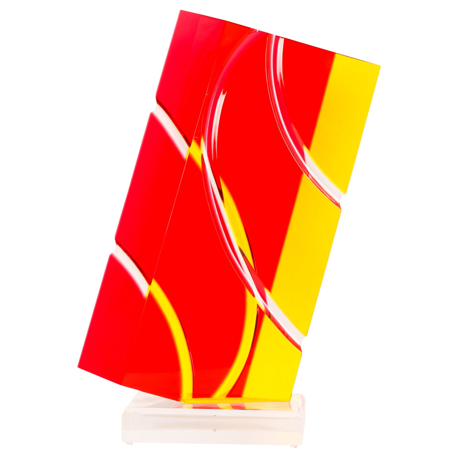 David Muniz b.1959 Abstract Acrylic Art Sculpture (1 of 6)