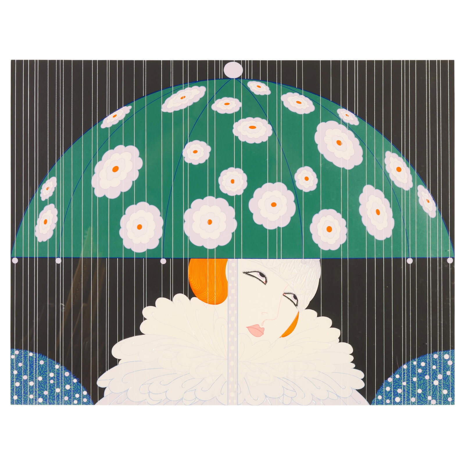 Erte 1892-1990 "Spring Rain" LE Serigraph SIGNED (1 of 8)