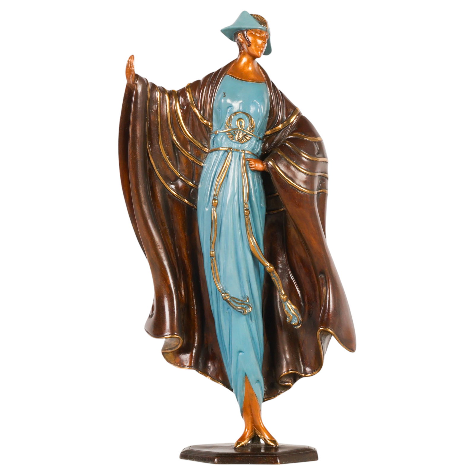Erte 1892-1990 "Rue De La Paix" Bronze Sculpture (1 of 6)