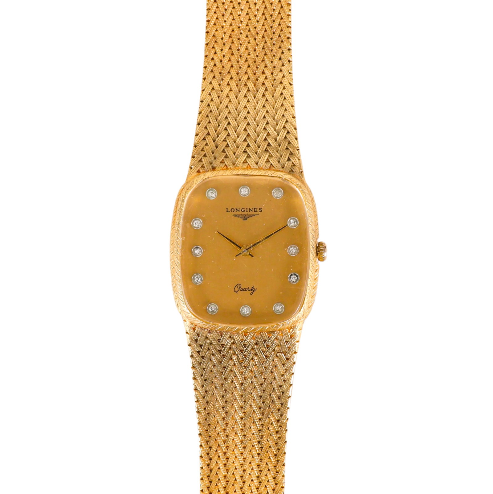 Longines 14K Gold & Diamonds Quartz Dress Watch (1 of 7)