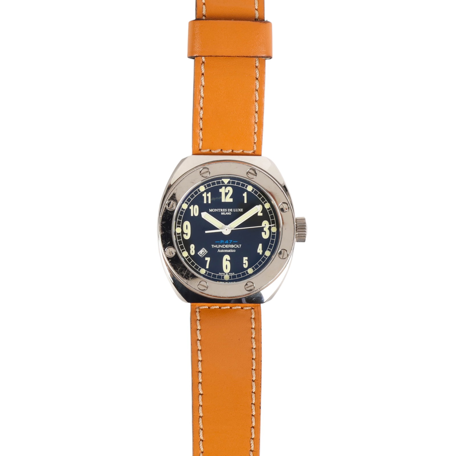 Montres de Luxe P47 Thunderbolt Black Face Watch (1 of 9)