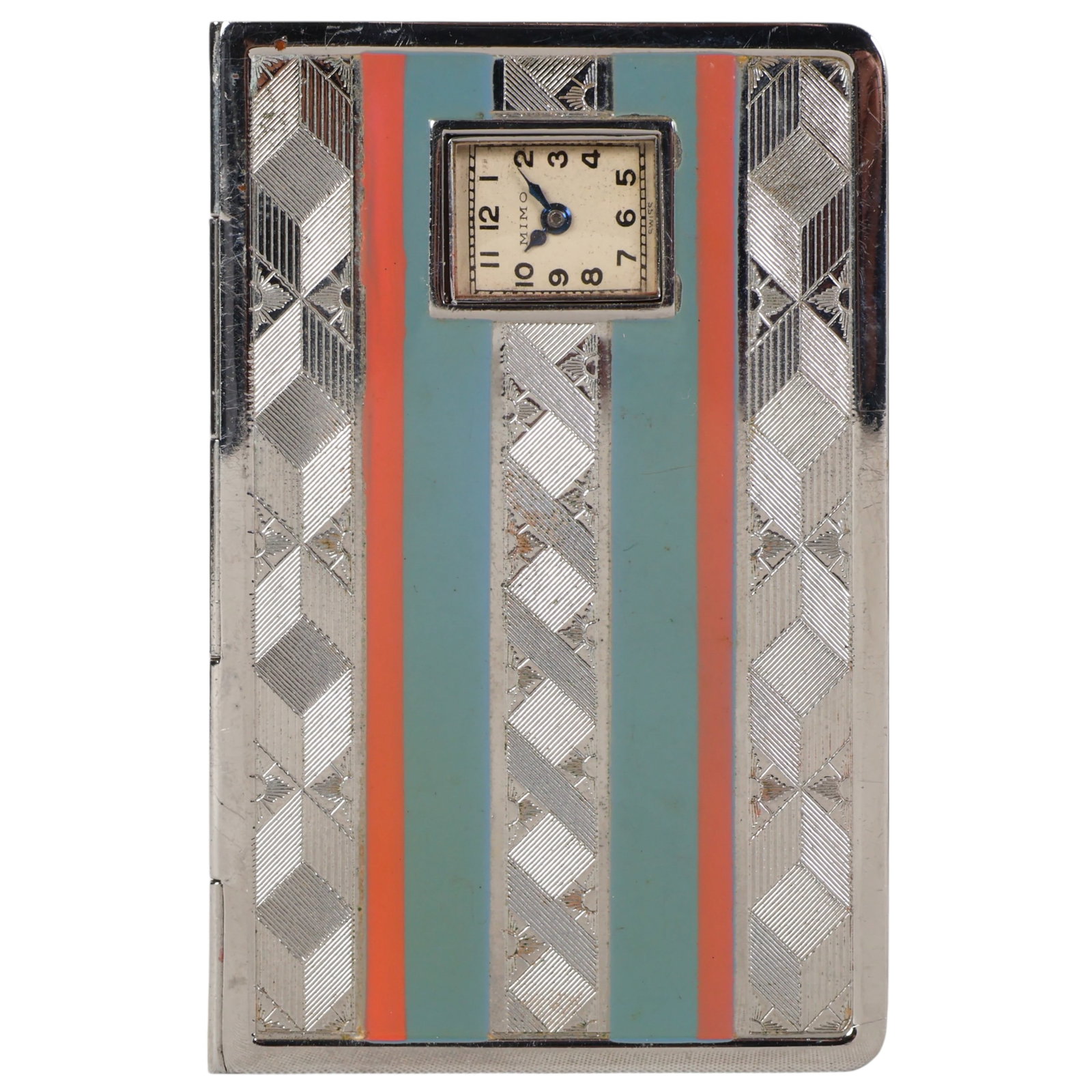 Mimo Swiss Art Deco Vanity Compact Case w/ Watch (1 of 6)