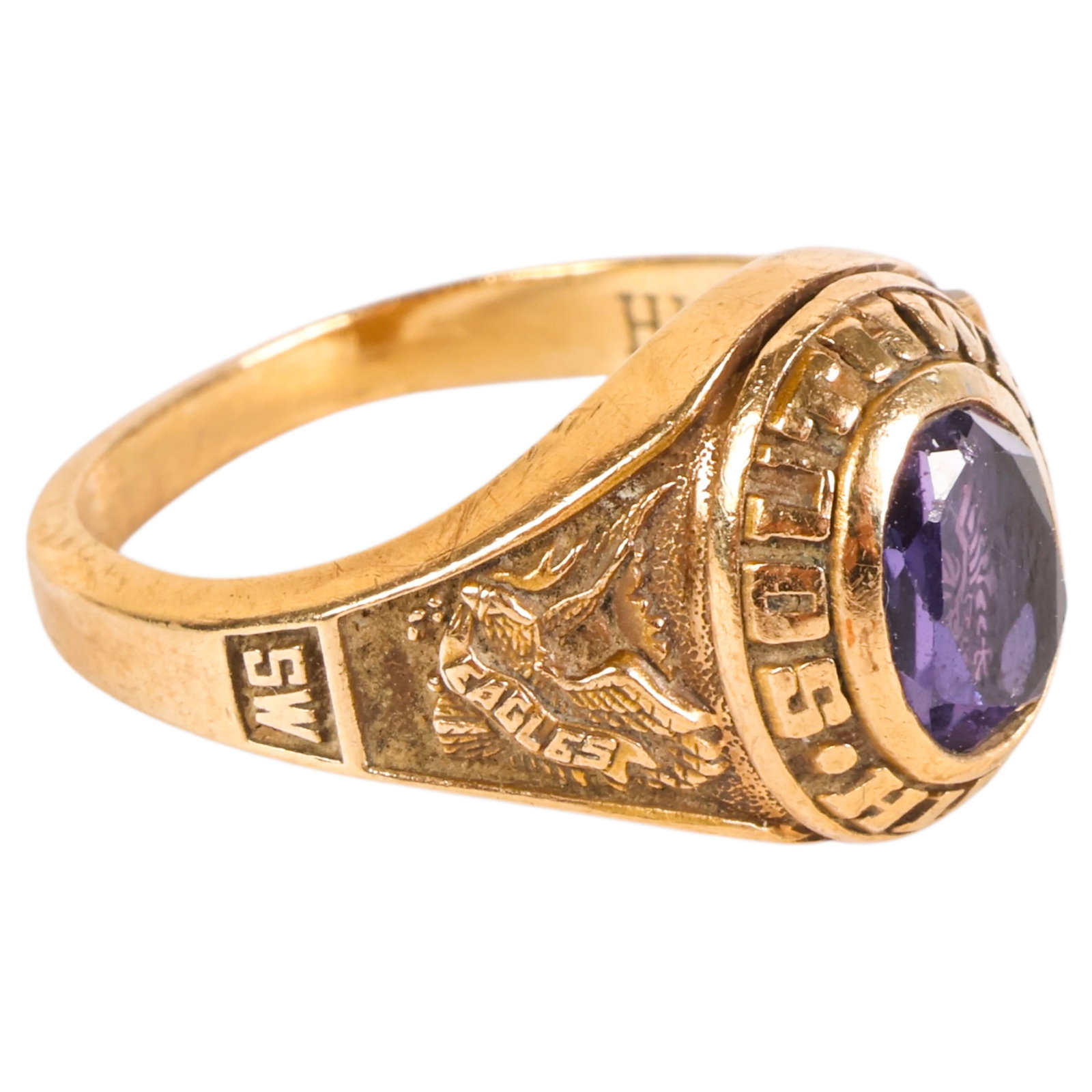 10K Gold 1983 Southwest High School Ring 7 Grams (1 of 6)