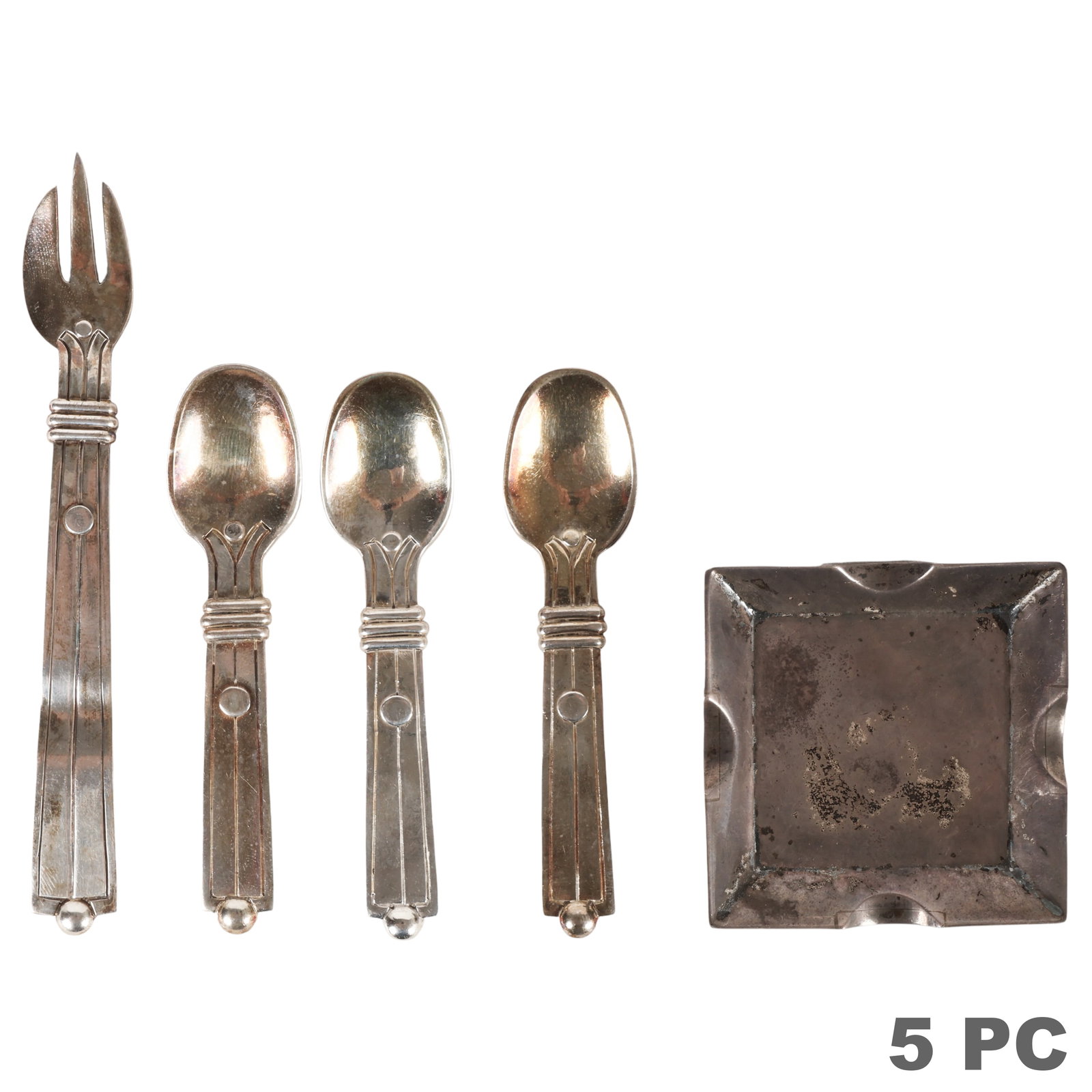 William Spratling Mexican Sterling Silver 5pc LOT (1 of 6)