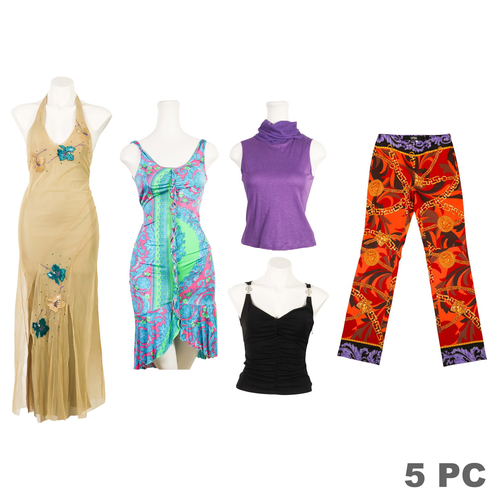Versace Vintage Designer Top Dresses Pants 5pc LOT (1 of 7)