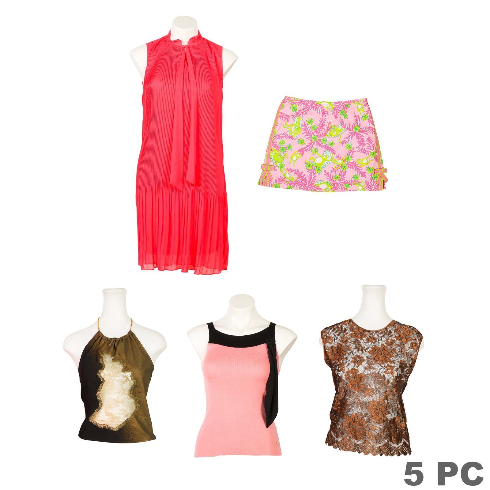 Fendi Gucci Millie Pulitzer Dior Clothing 5pc LOT (1 of 7)