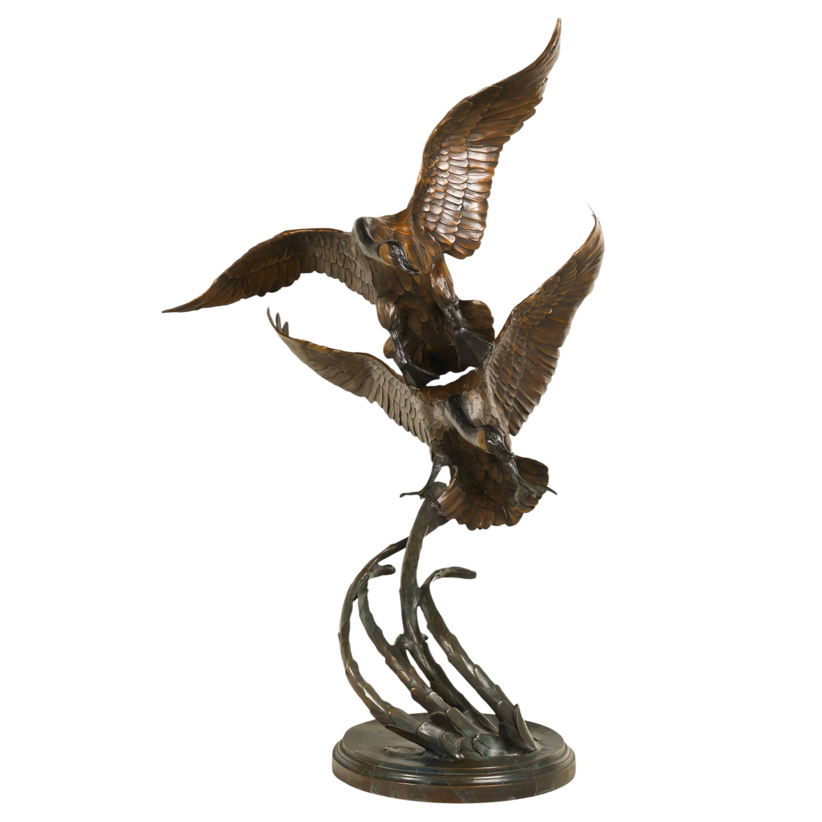 Geoffrey Camp Smith b1961 Canadian Geese Sculpture (1 of 6)