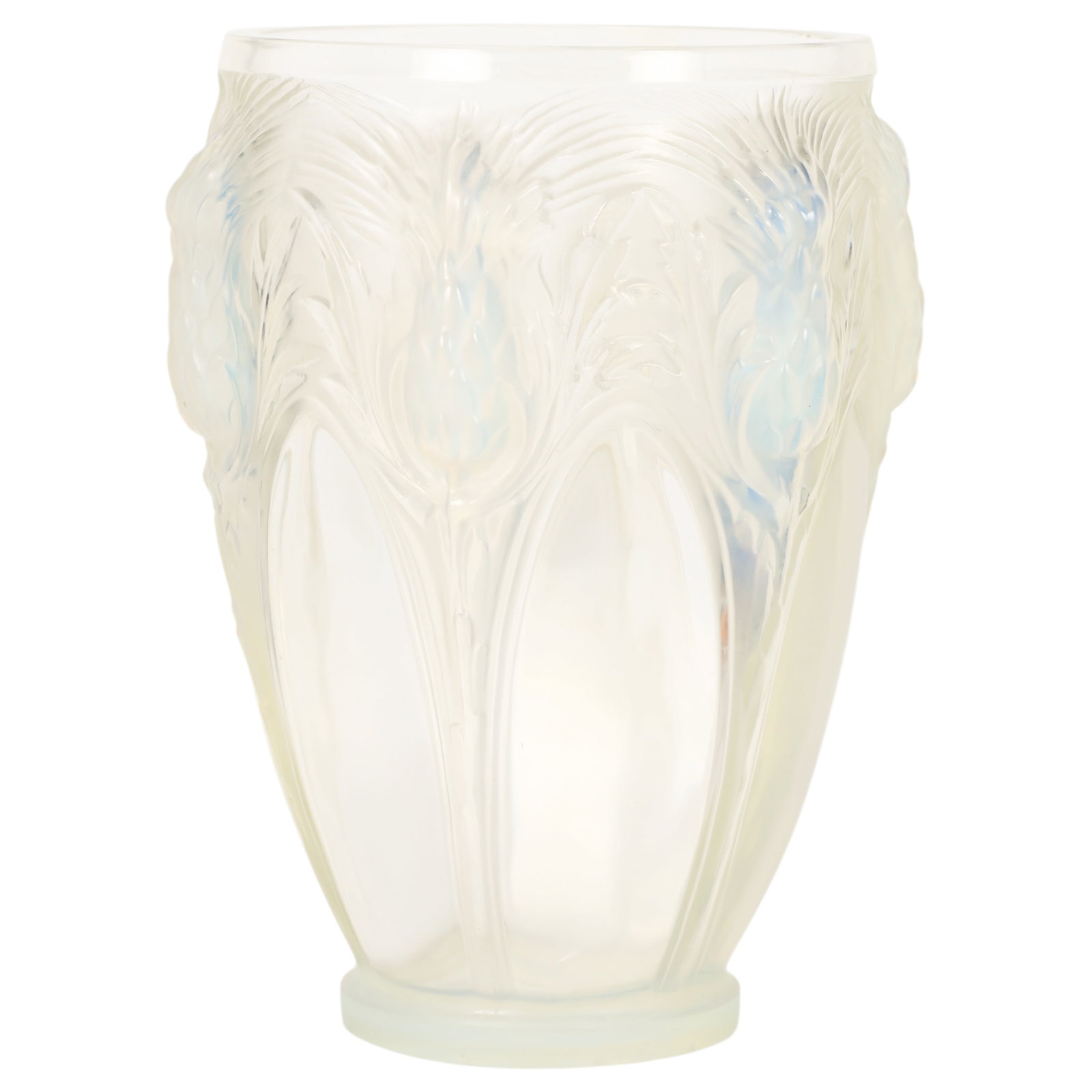 Verlys French Art Deco "Thistle" Opalescent Vase (1 of 6)