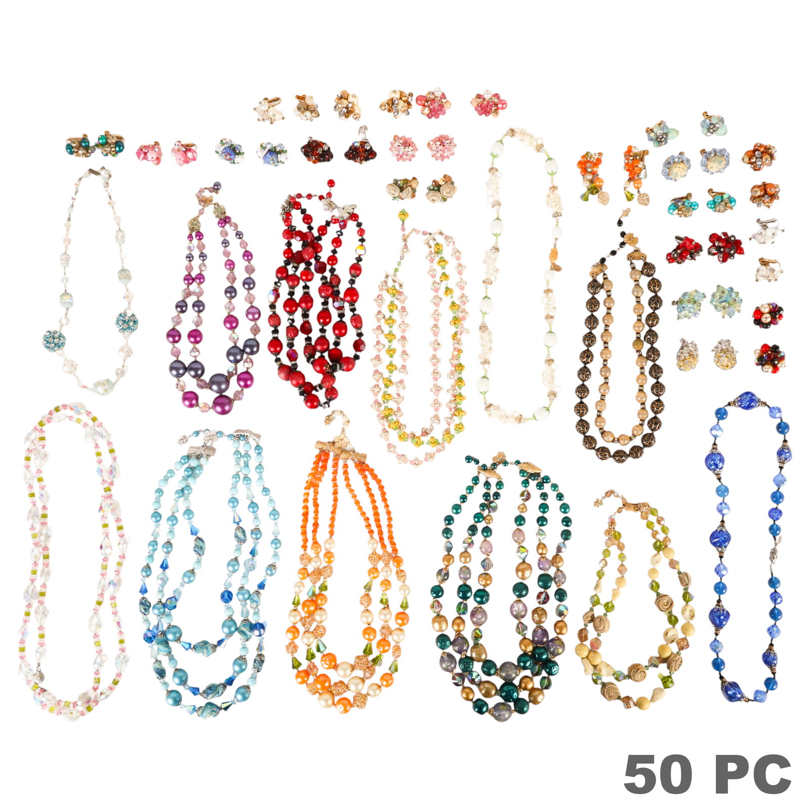 Vendome Vintage Costume Jewelry 50pc ESTATE LOT (1 of 6)
