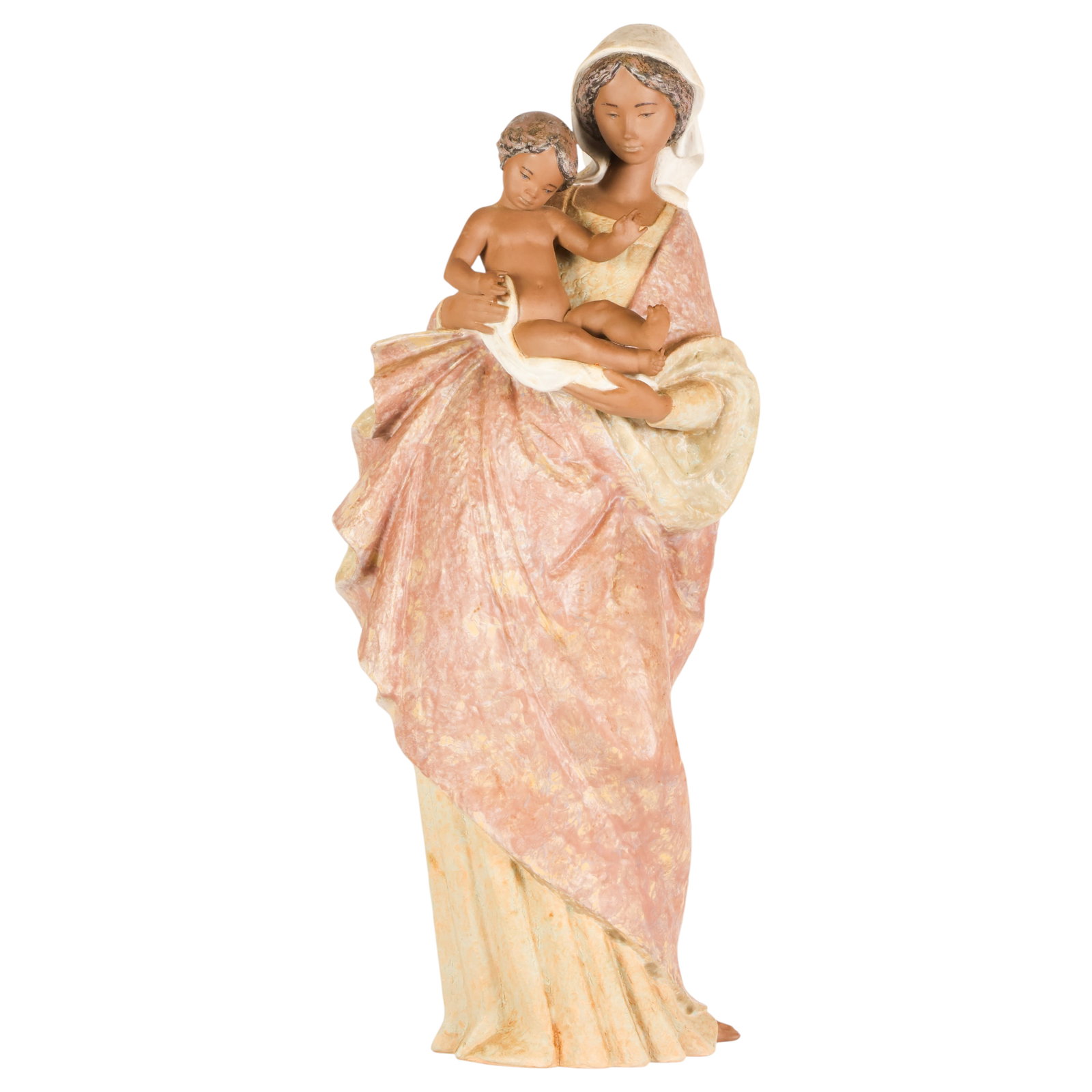 Lladro Madonna and Child Gres Porcelain Sculpture (1 of 6)