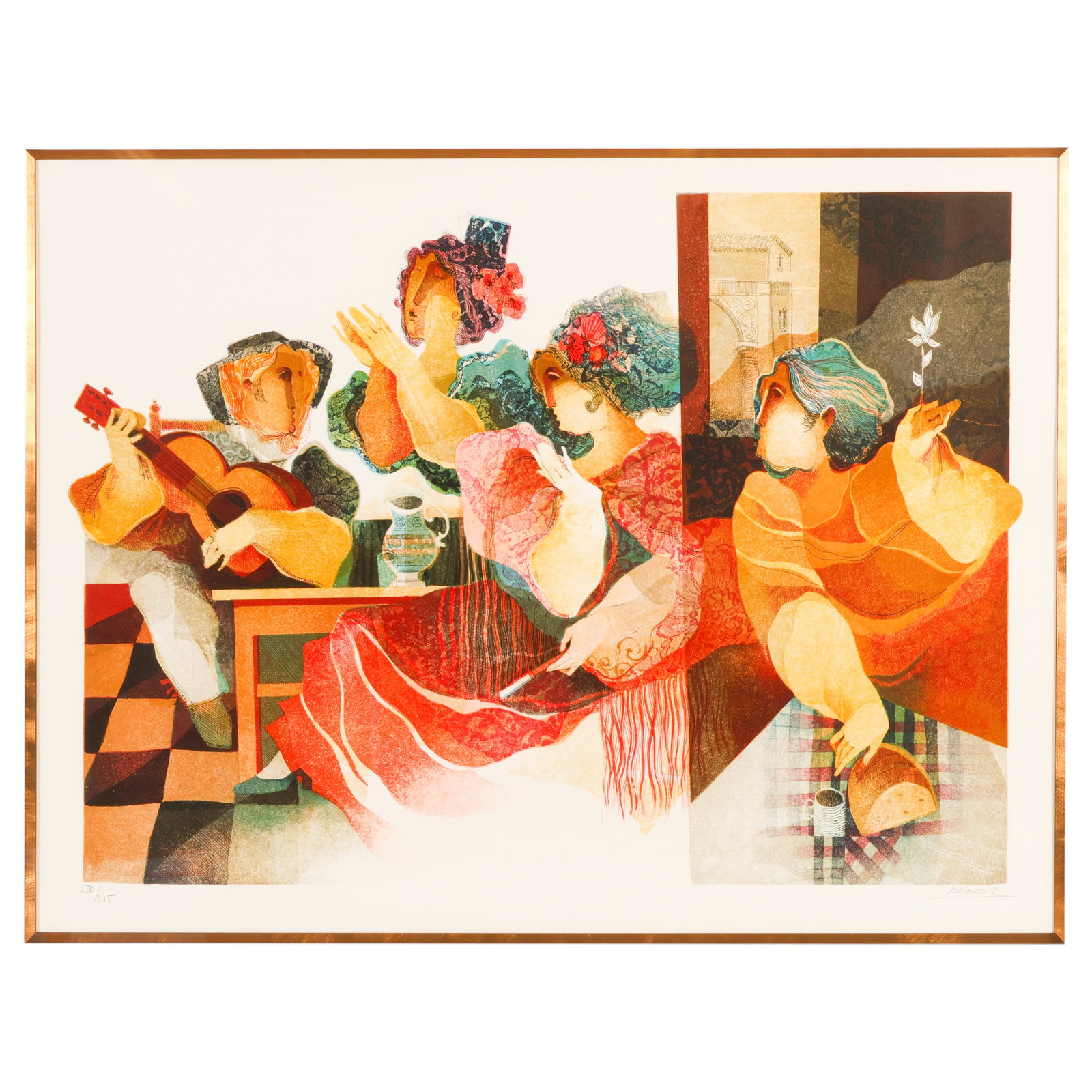 Alvar Sunol (b.1935) LE "Chansons Boheme" SIGNED (1 of 8)