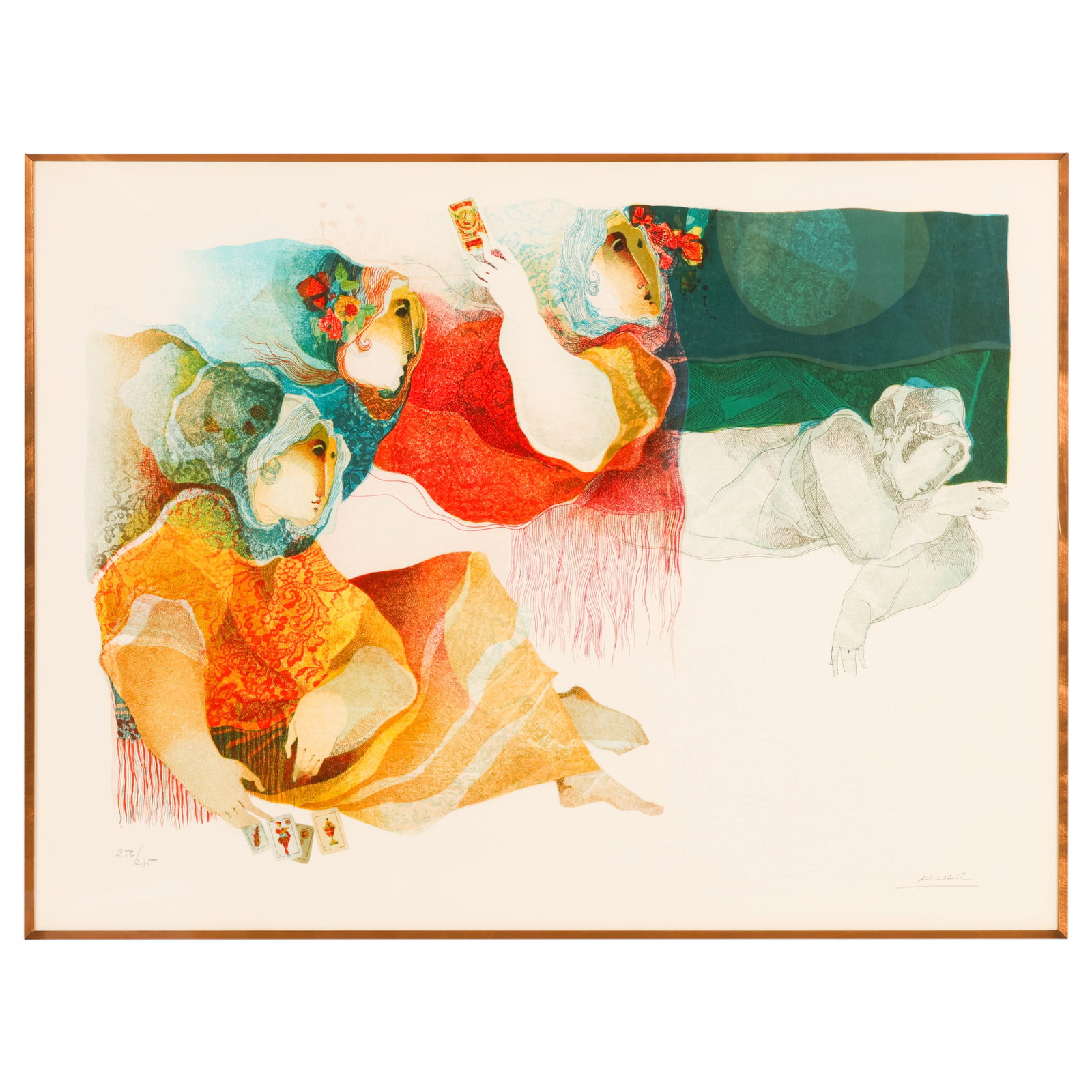 Alvar Sunol (b.1935) LE "Trio Les Cartes" SIGNED (1 of 8)