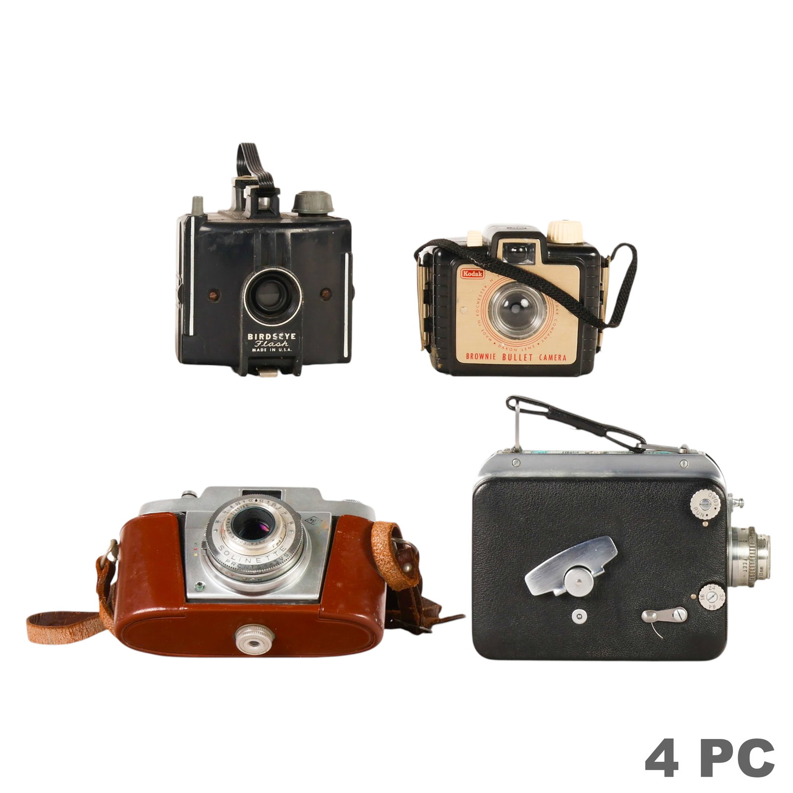Kodak Movie Brownie Agfa & Birdseye Camera 4pc LOT (1 of 6)