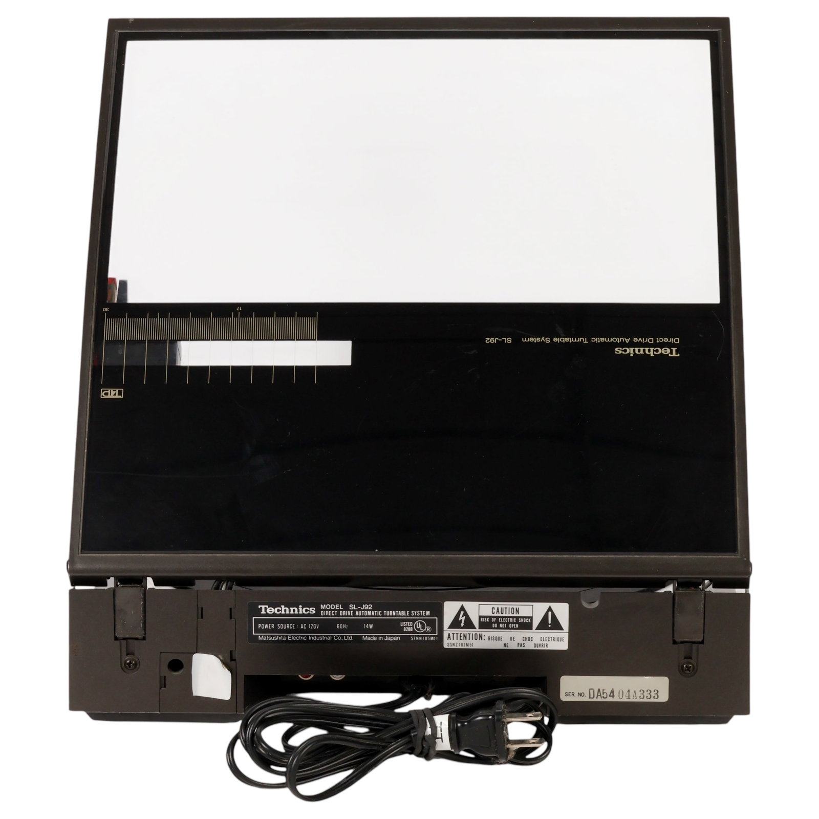Technics SL-J92 Direct Drive Automatic Turntable - 4