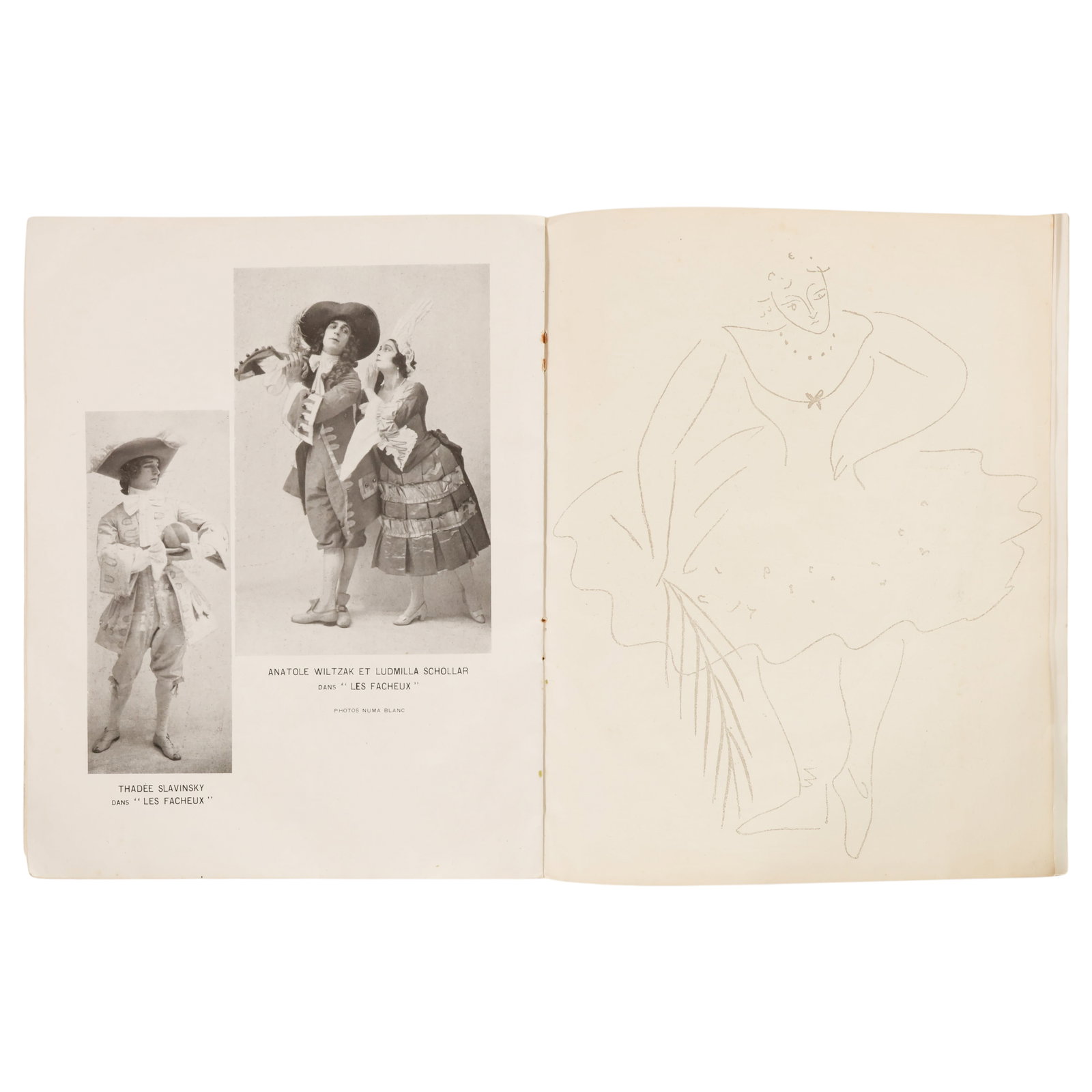 SIGNED Ballet Russes Program Attributed to Picasso - 4