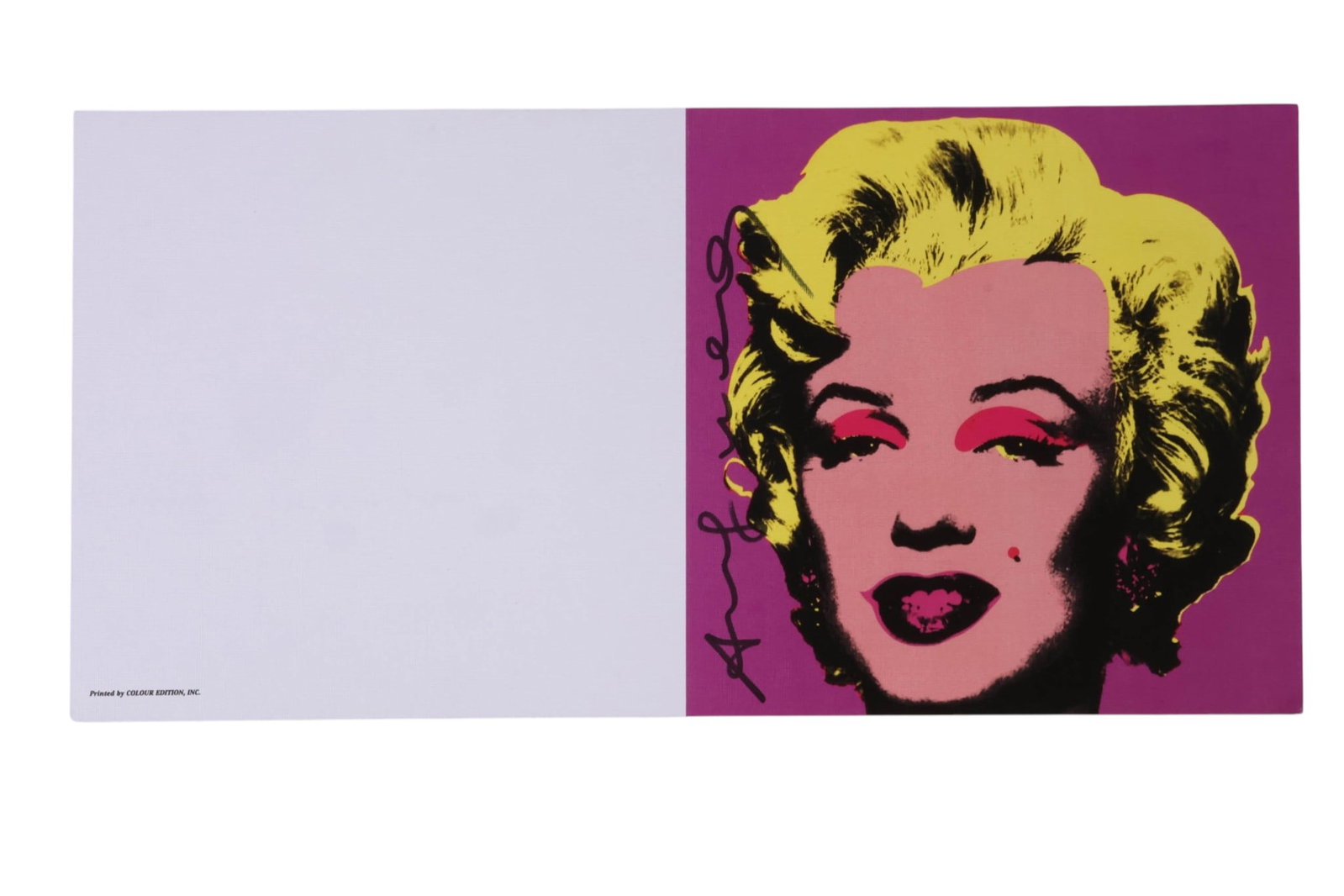 Warhol 1981 "Marilyn" Castelli Graphics Invitation (1 of 7)