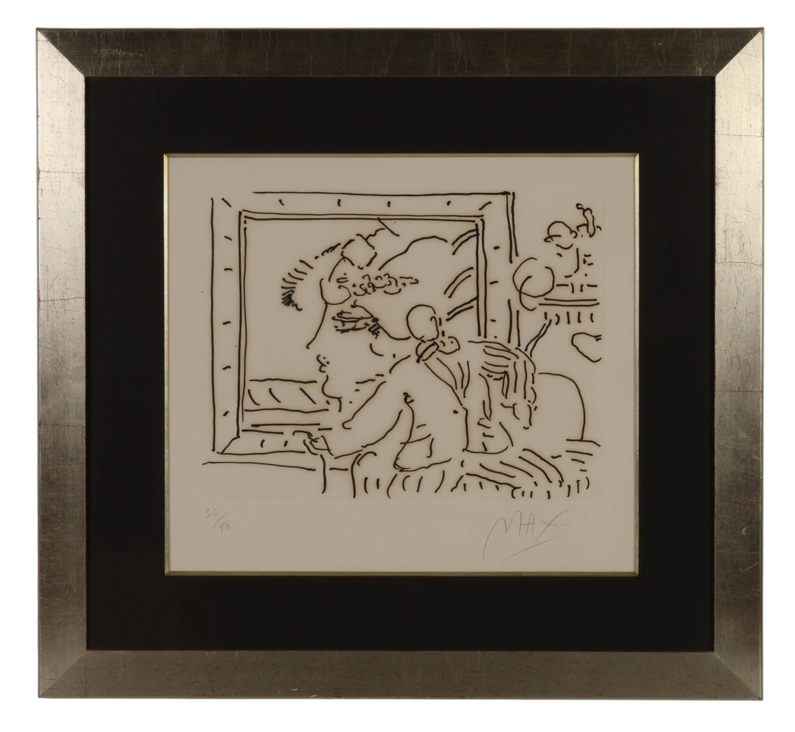Peter Max b.1937 Homage to Picasso Etching SIGNED (1 of 8)