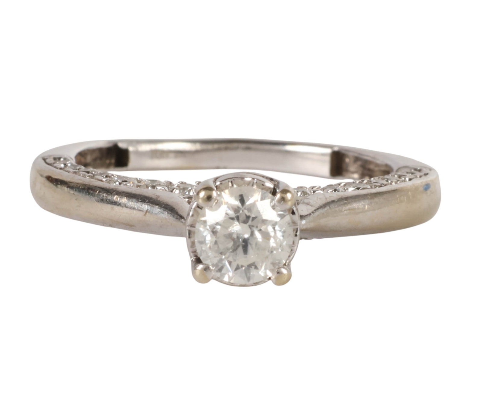 10k White Gold .55 CTTW Diamond Engagement Ring (1 of 6)
