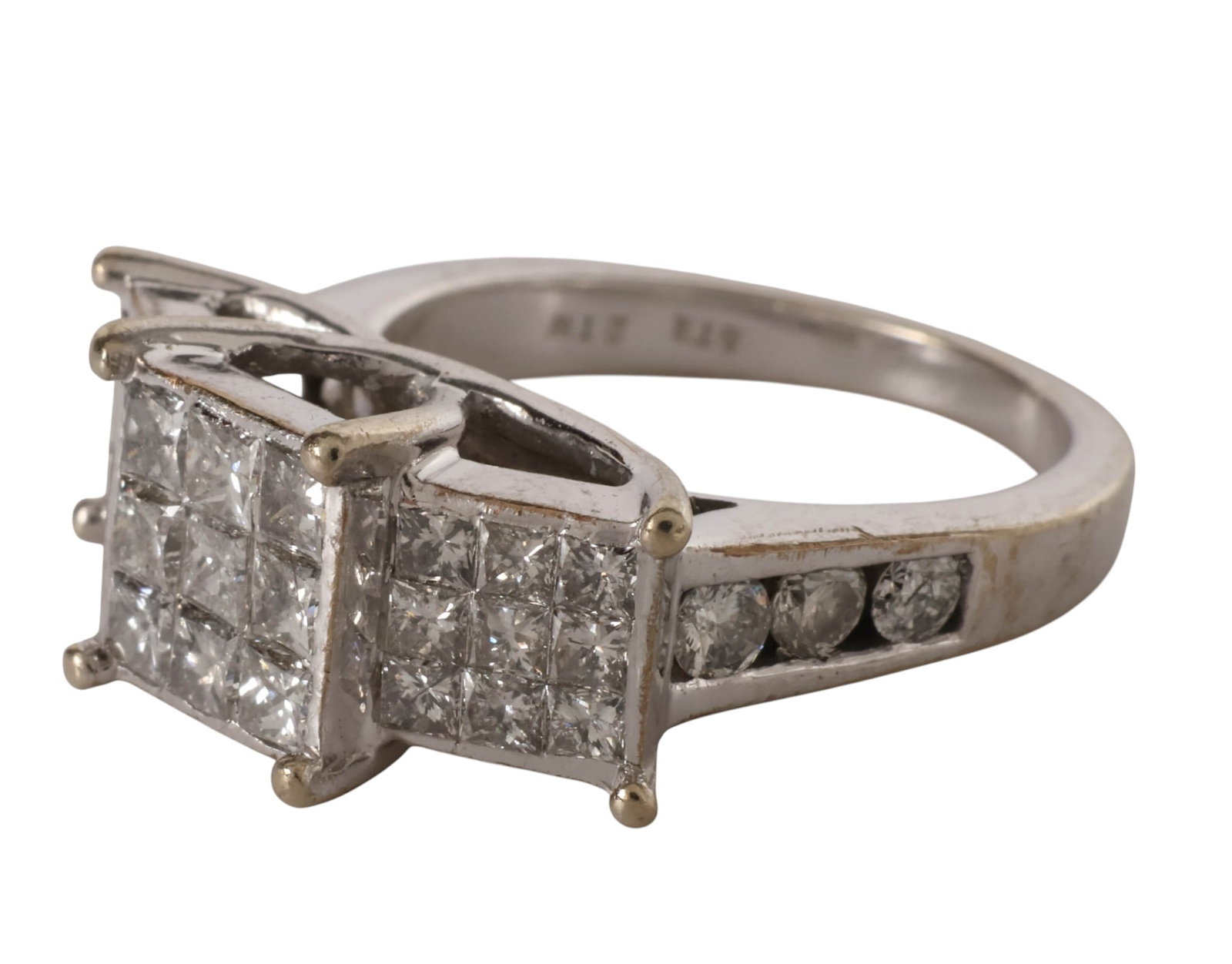 10K White Gold 2 CTTW Diamond Engagement Ring (1 of 5)