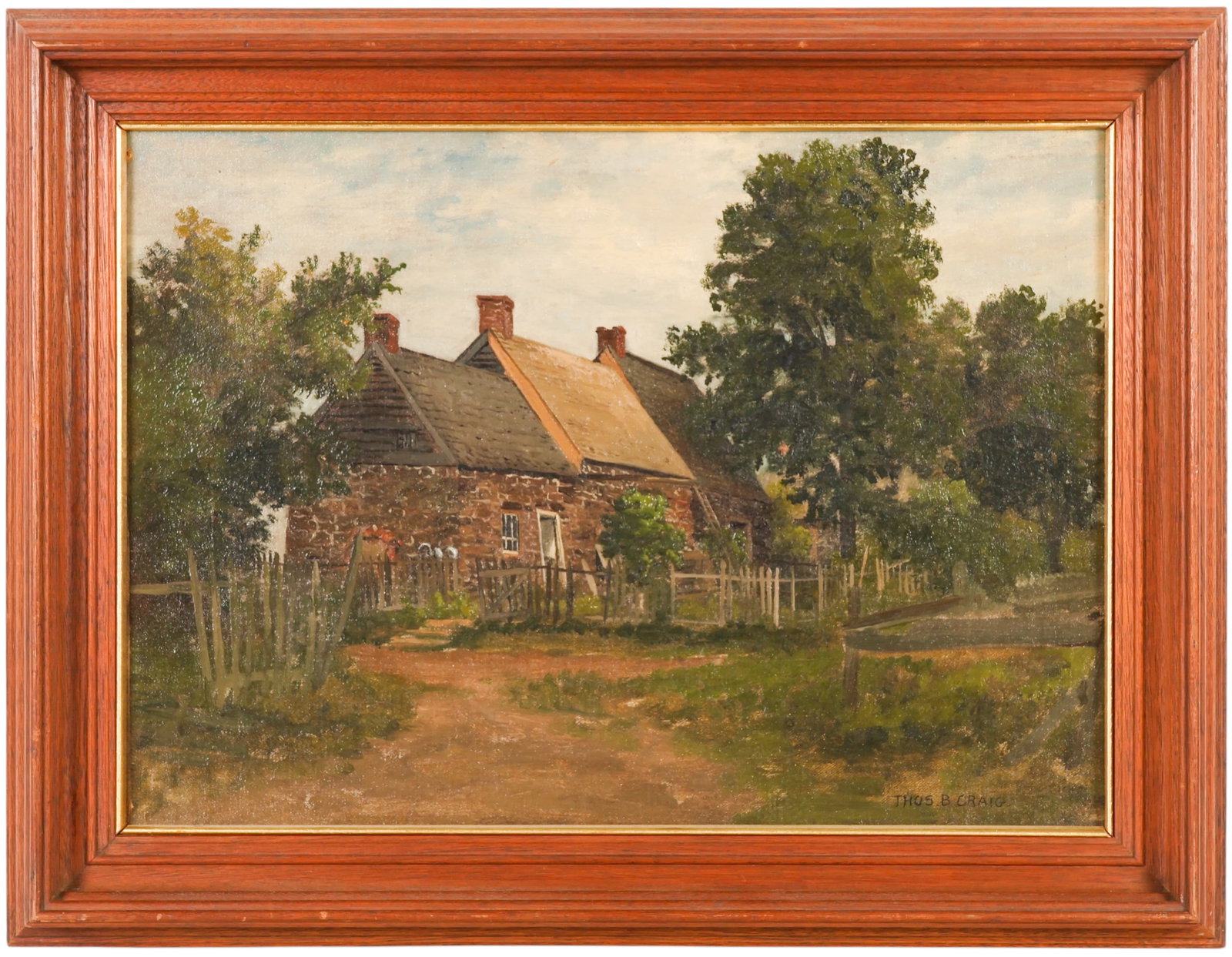 Thomas Bigelow Craig 1849-1924 Homestead Painting (1 of 8)