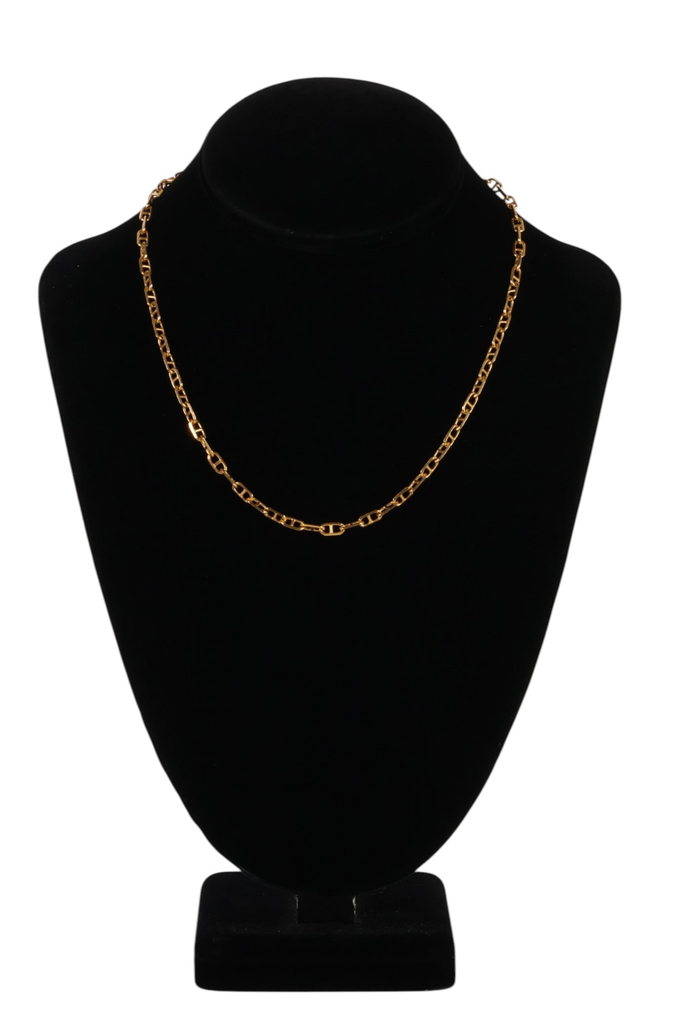 14k Gold 18" Flat Mariner's Link Chain 10 Grams (1 of 6)