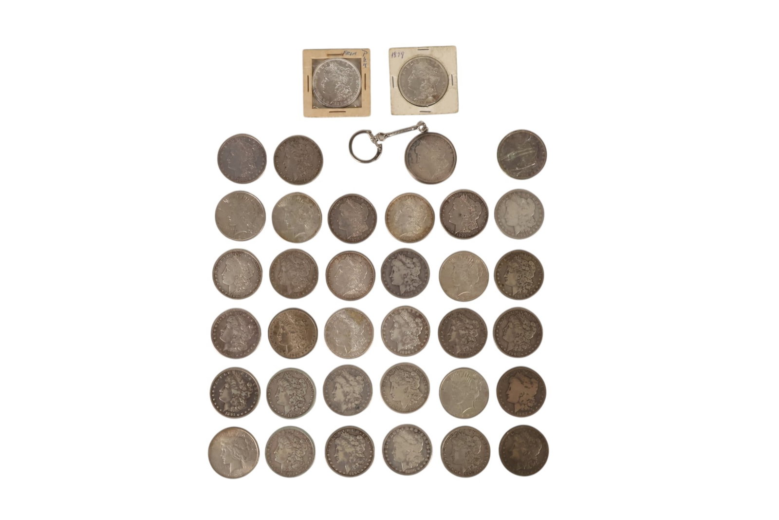 U.S Silver Morgan & Peace Dollars Collection 36pcs (1 of 7)
