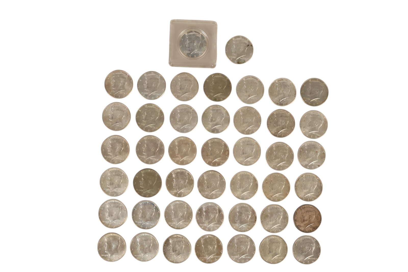 United State Kennedy Half Dollar Silver Coins 43pc (1 of 6)
