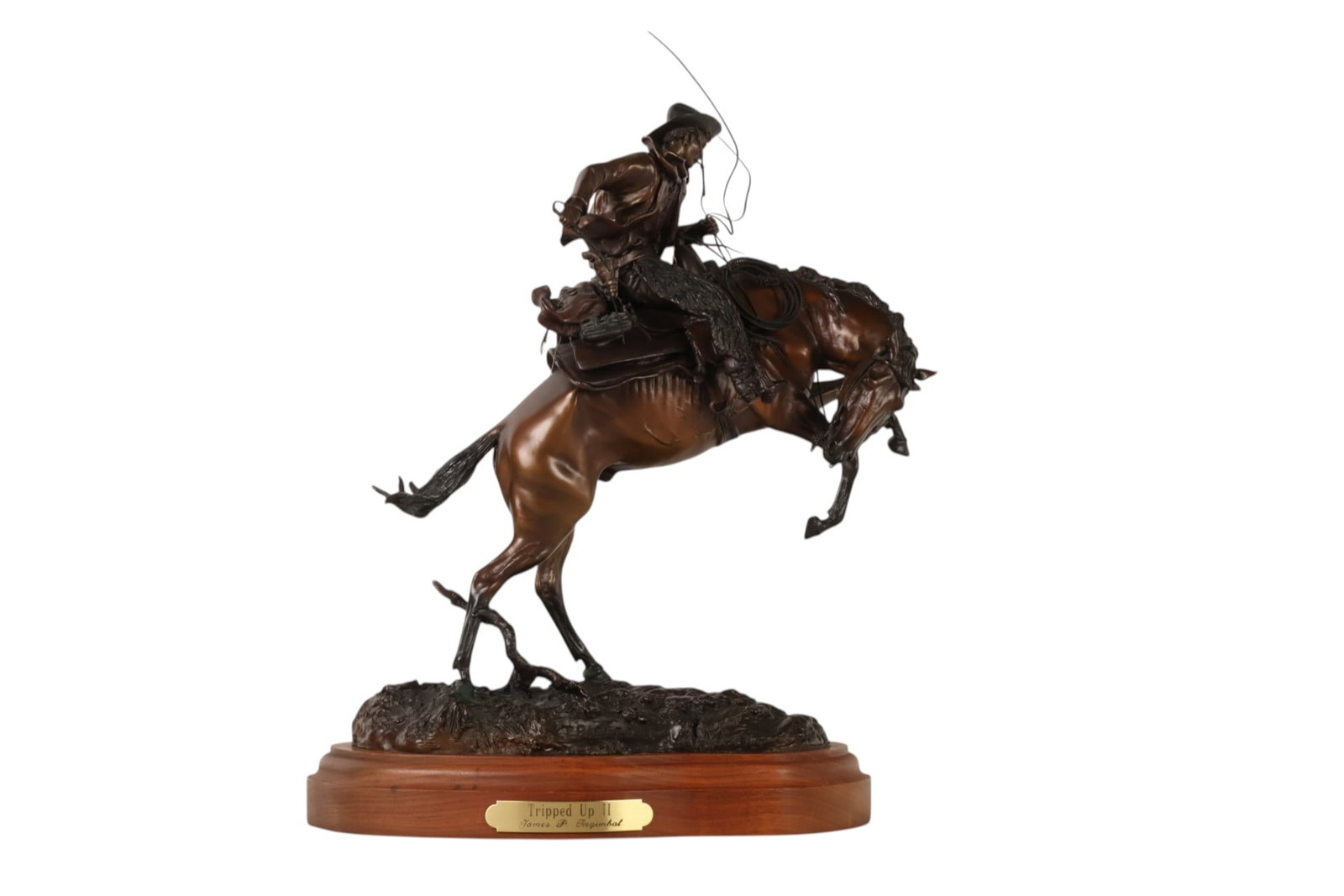 James Regimbal b.1949 Tripped Up Bronze Sculpture (1 of 5)