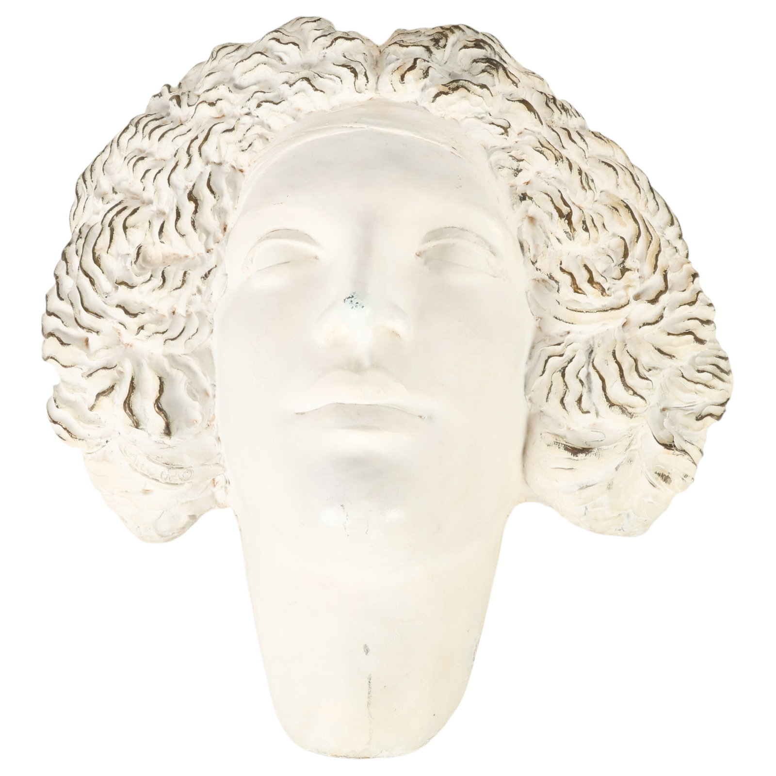 Frank Gallo 1933-2019 Bronze Grecian Mask SIGNED (1 of 6)