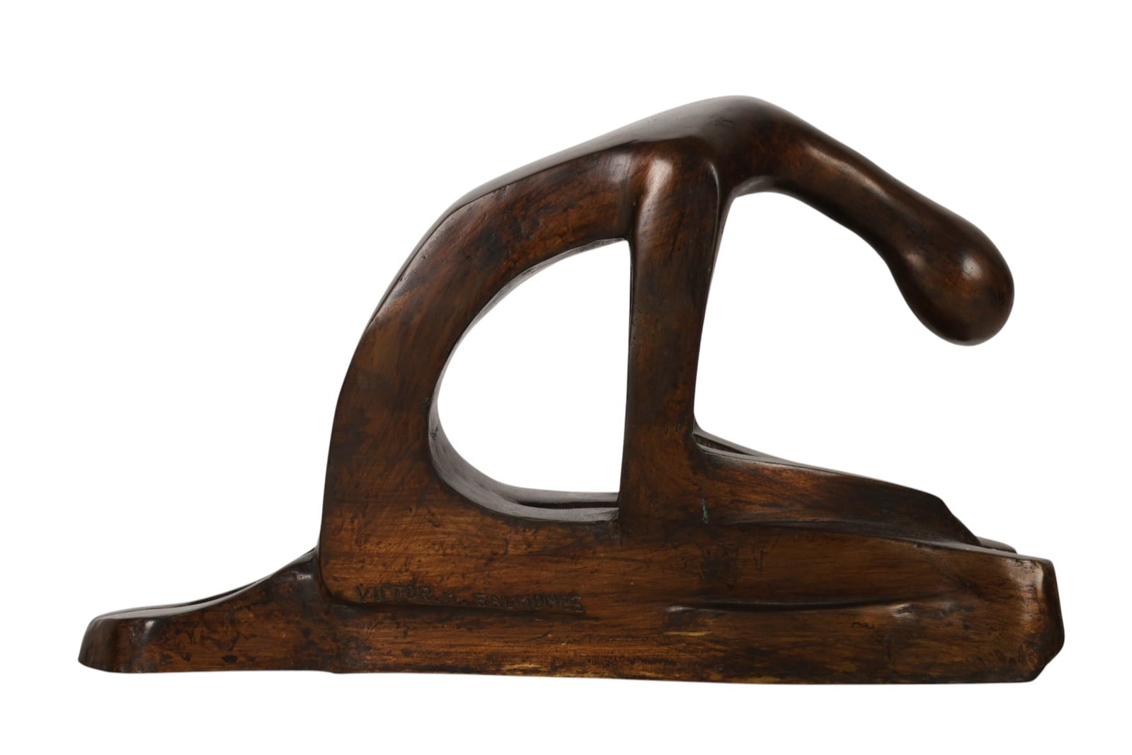 Victor Salmones 1937-1989 Bronze Figural Sculpture (1 of 6)
