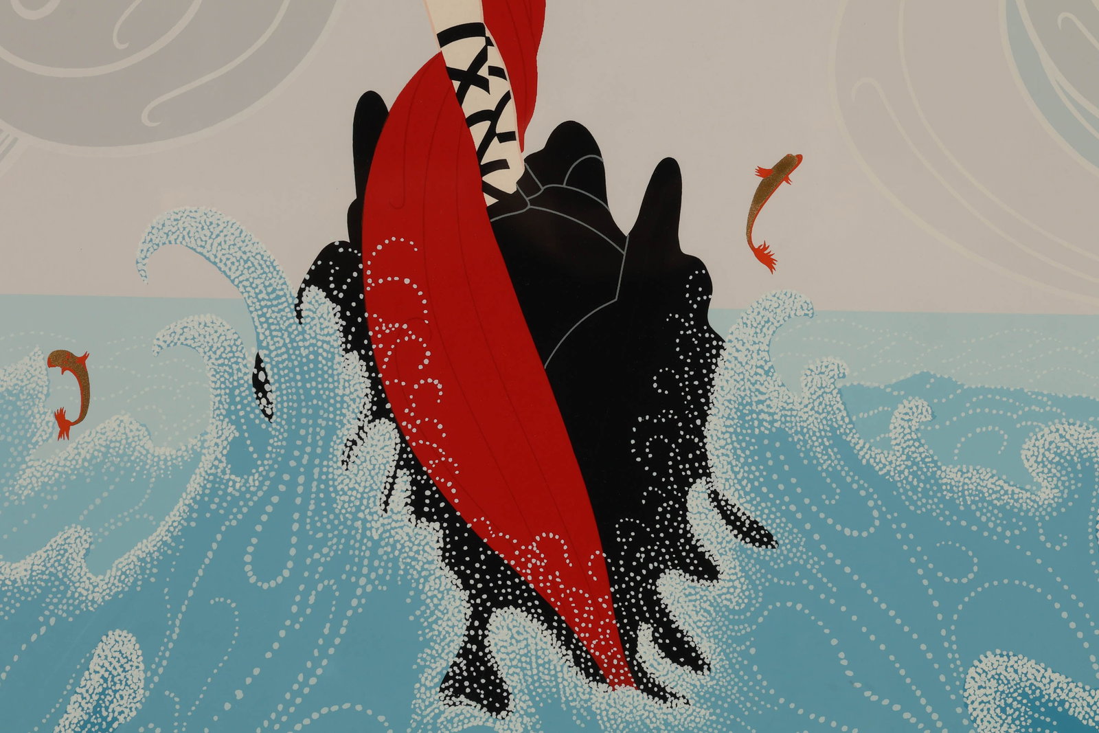 Erte 1892-1990 Echouee (Stranded) Serigraph SIGNED - 4
