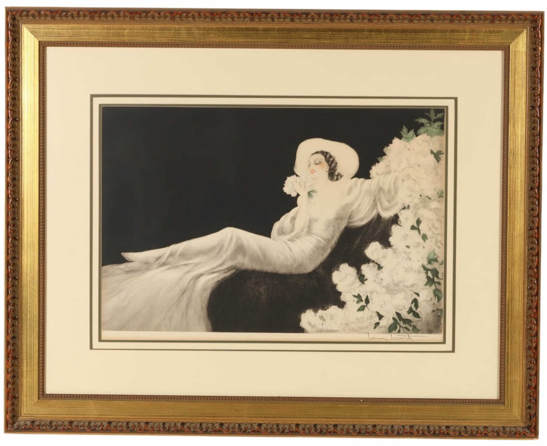 Louis Icart 1888-1950 Loves Blossom Etching SIGNED (1 of 7)