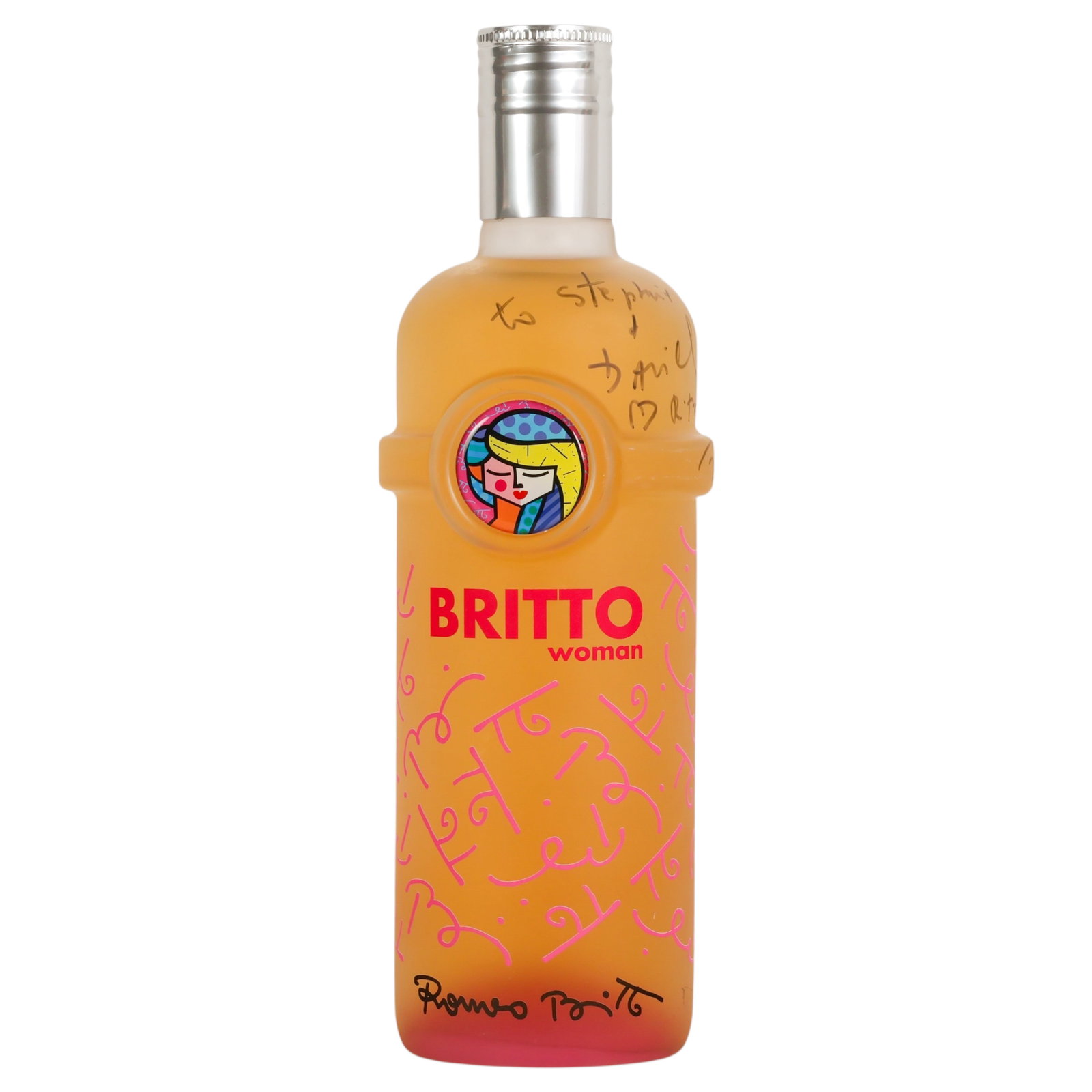 Britto b1963 "Woman" Factice Perfume Bottle SIGNED (1 of 7)