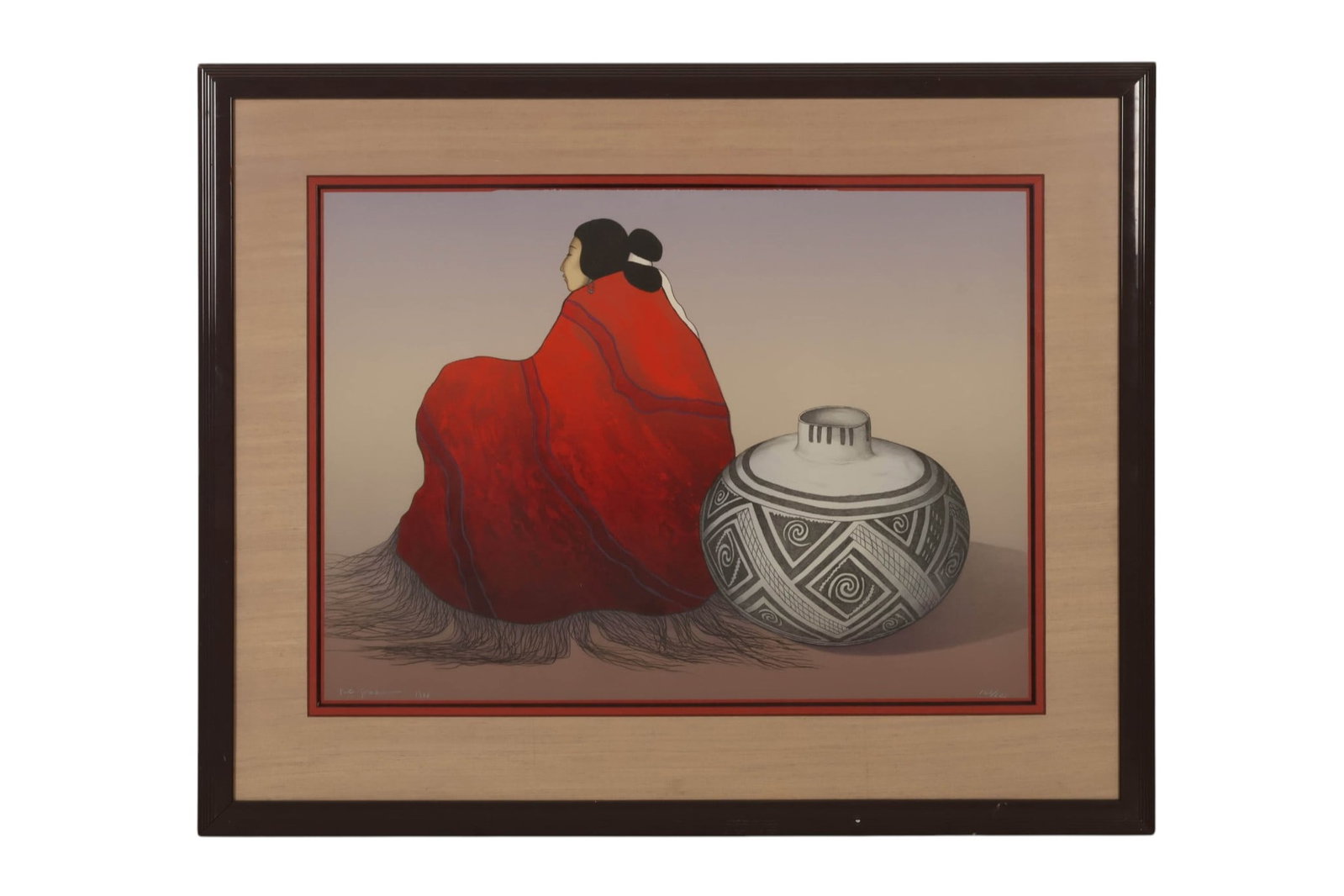 R.C. Gorman 1931-2005 Snowflake Olla Litho SIGNED (1 of 8)