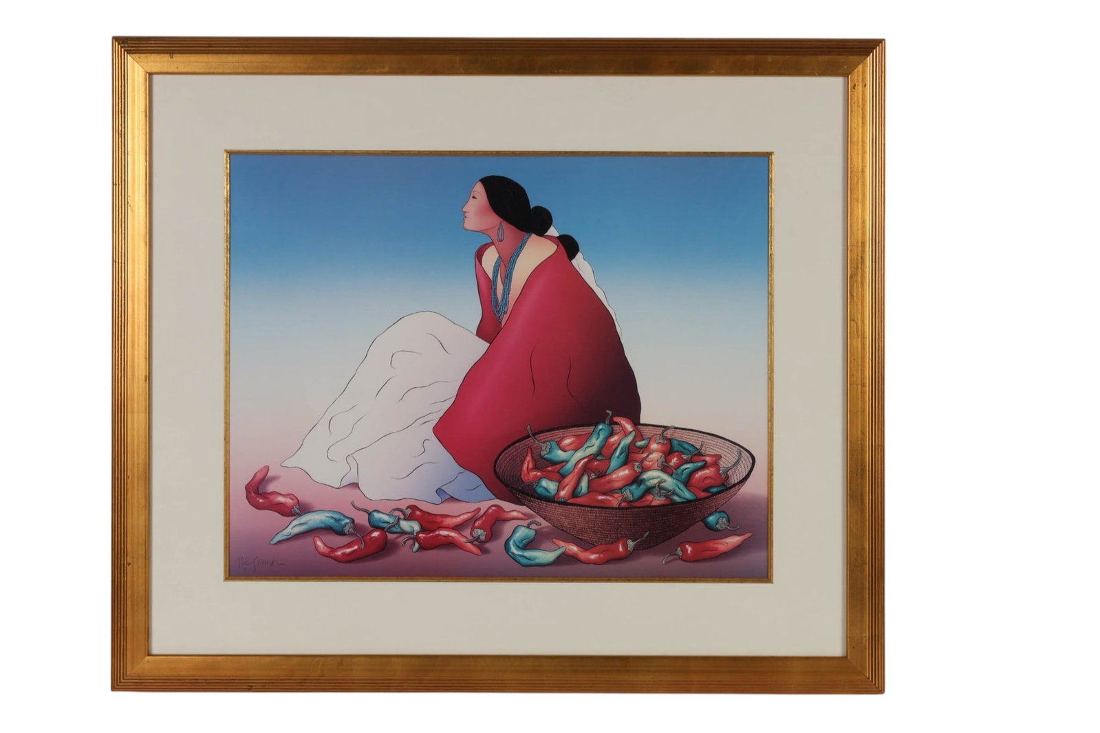 R.C. Gorman 1931-2005 "Navajo Chiles" Litho SIGNED (1 of 7)