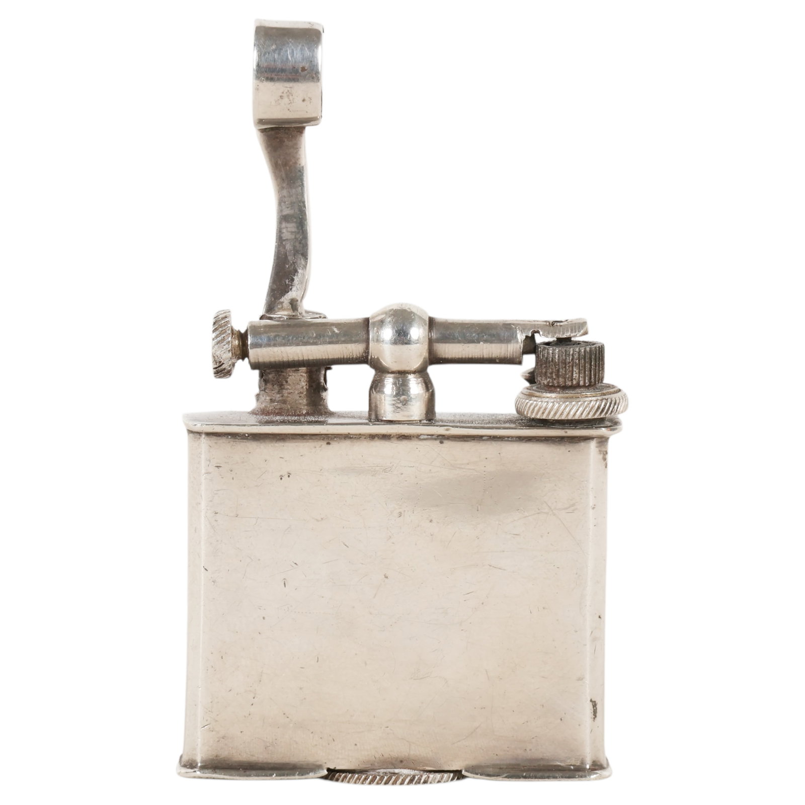 Sterling Mexico Art Deco Lift Arm Petrol Lighter (1 of 5)