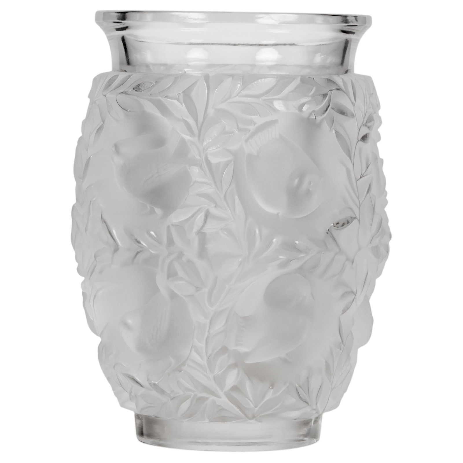 Lalique France Bagatelle Lovebirds Crystal Vase (1 of 6)