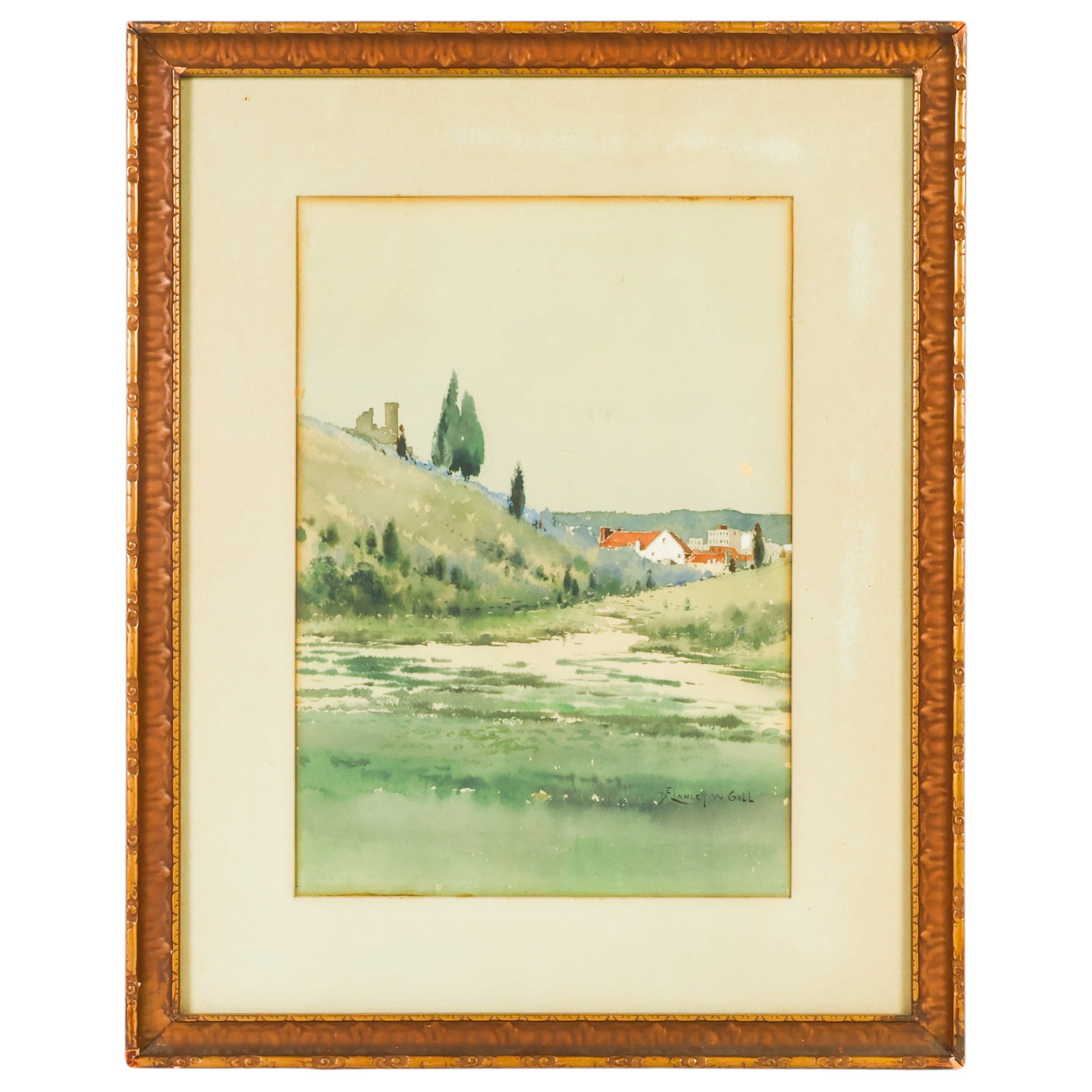 DeLancey W. Gill (1859-1940) Watercolor Landscape (1 of 7)