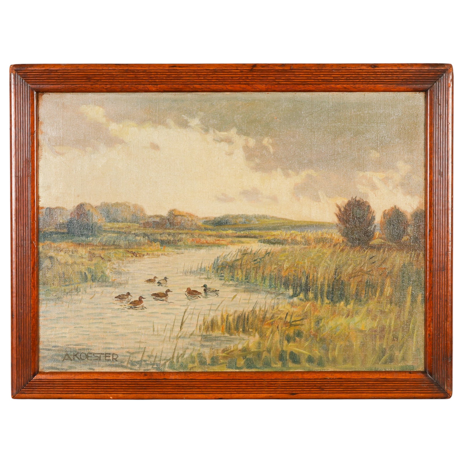 Alexander Koester 1864-1932 Landscape Oil Painting (1 of 8)