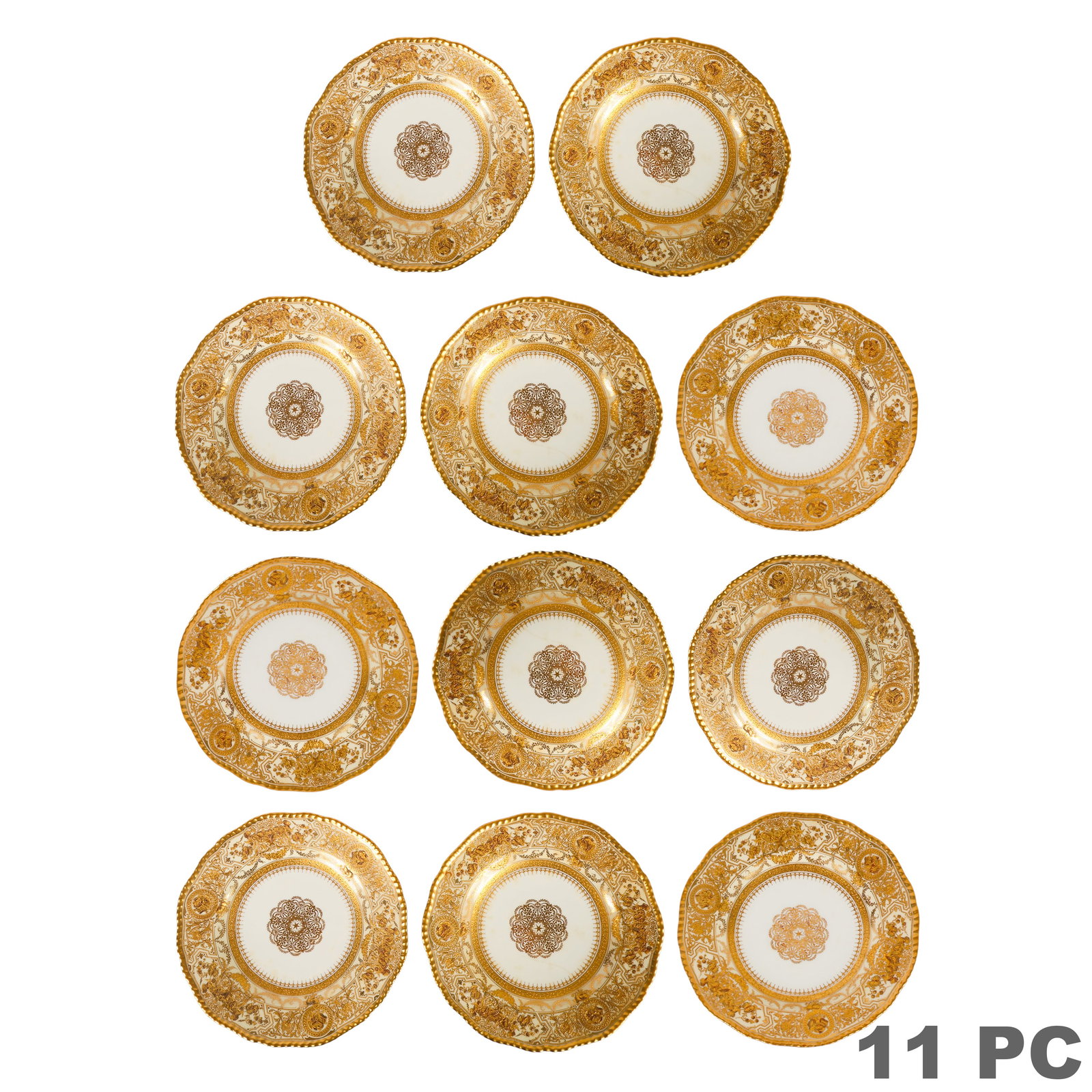 Tiffany & Co Coalport 11pc Porcelain Dinner Plates (1 of 8)