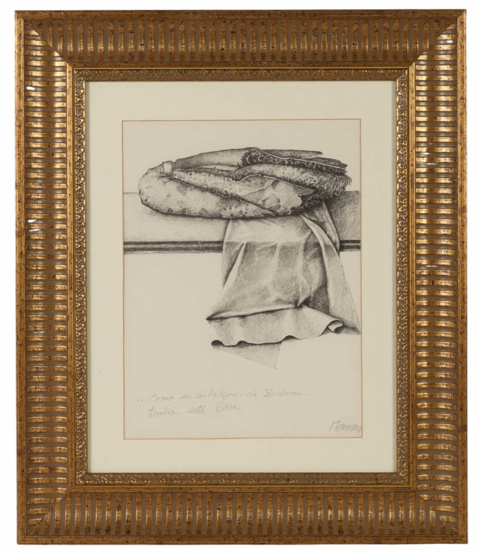 David Manzur b.1929 Dinner Still Life Litho SIGNED (1 of 6)