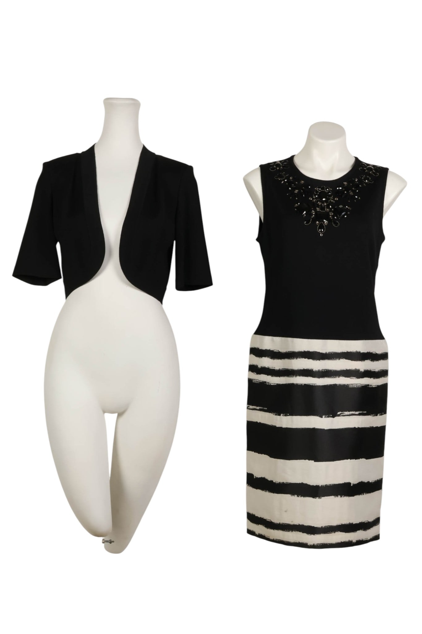 St John Woman's Embellished Dress and Sweater LOT (1 of 6)