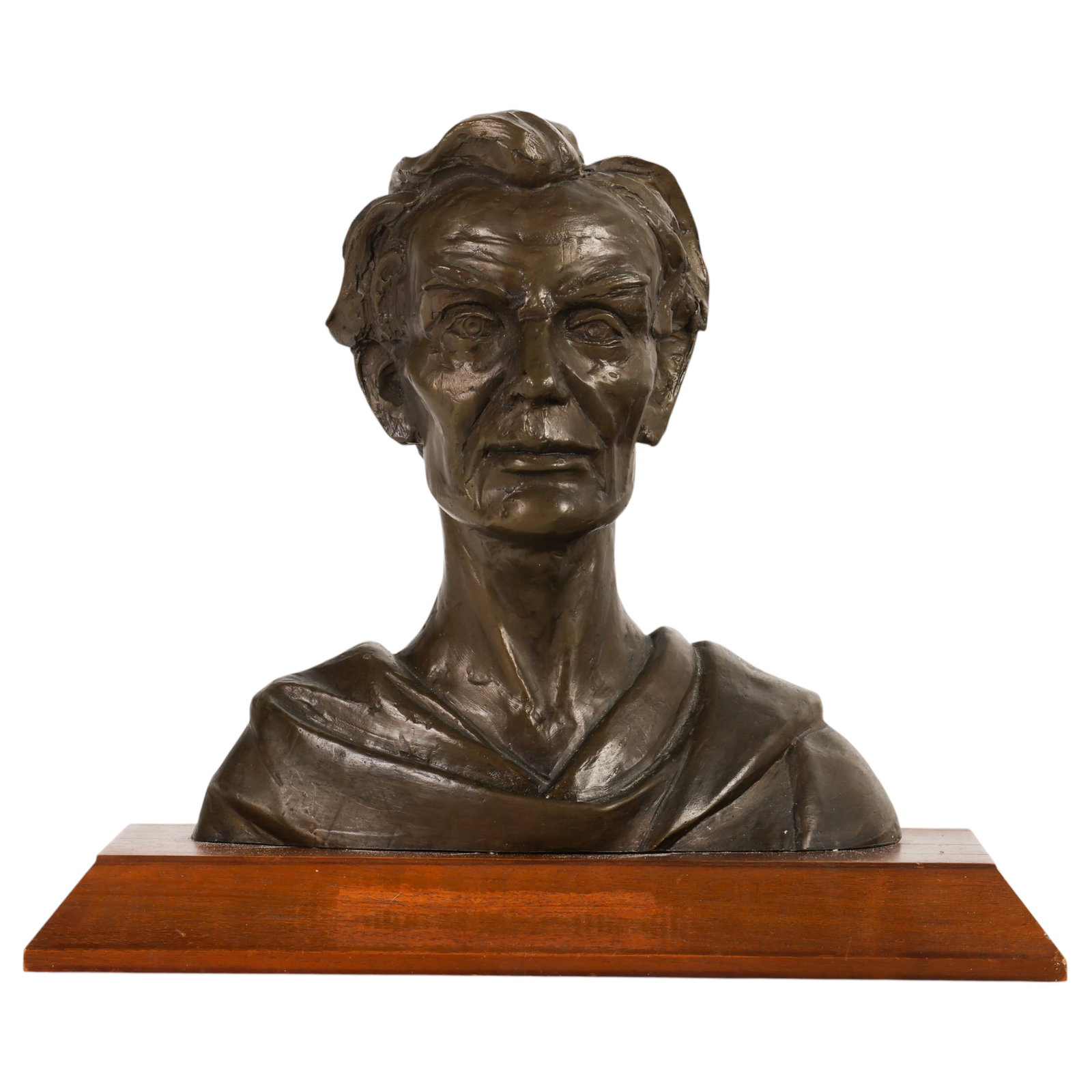 Abe Lincoln Bronze Bust after Leonard Wells Volk (1 of 6)