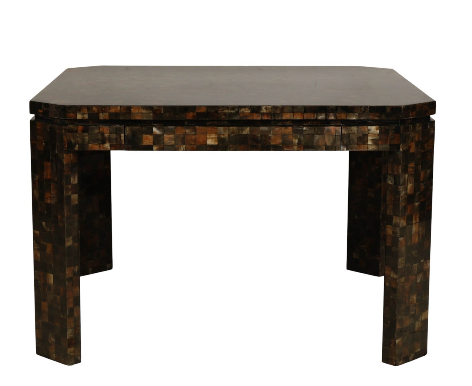 Enrique Garcel Square Tessellated Horn Game Table (1 of 7)