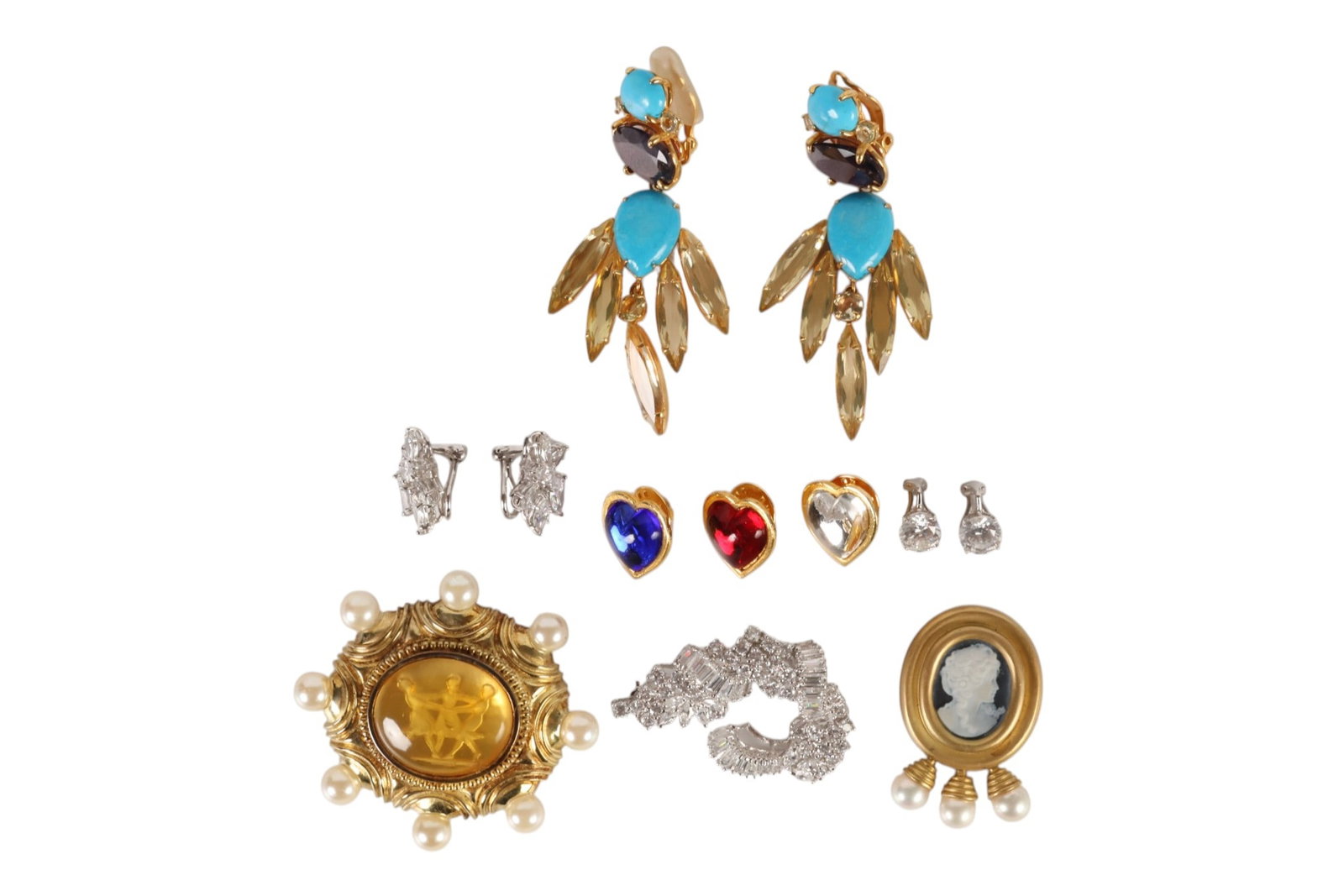 Designer & Vintage Costume Earrings Pins and MORE (1 of 7)