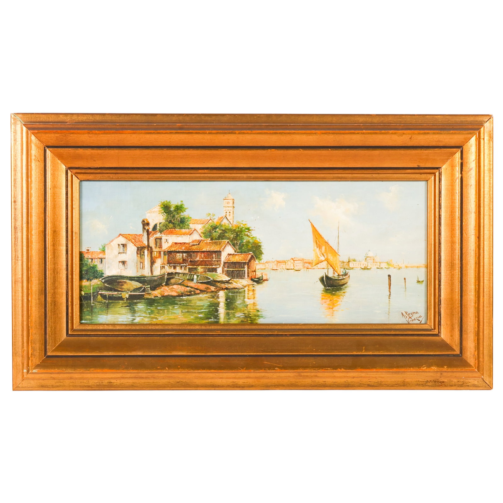 Antonio Maria de Reyna 1859-1937 Venetian Painting (1 of 7)