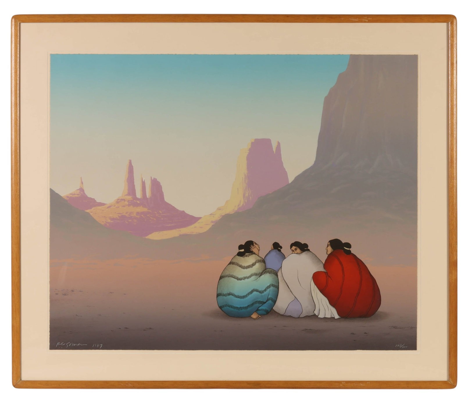 R.C. Gorman 1931-2005 Monument Valley Litho SIGNED (1 of 8)