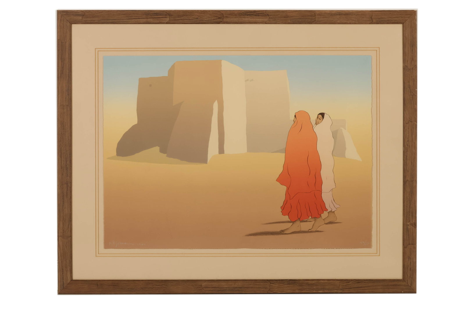 R.C. Gorman 1931-2005 Ranchos Woman Litho SIGNED (1 of 8)
